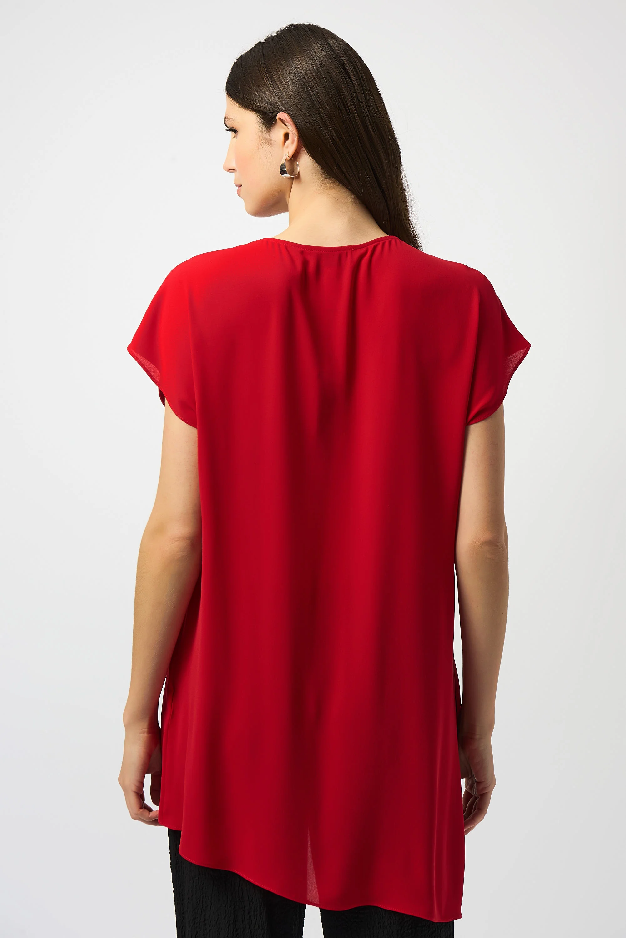 Joseph Ribkoff Asymmetrical Layered Top Style 251151 - Image 6
