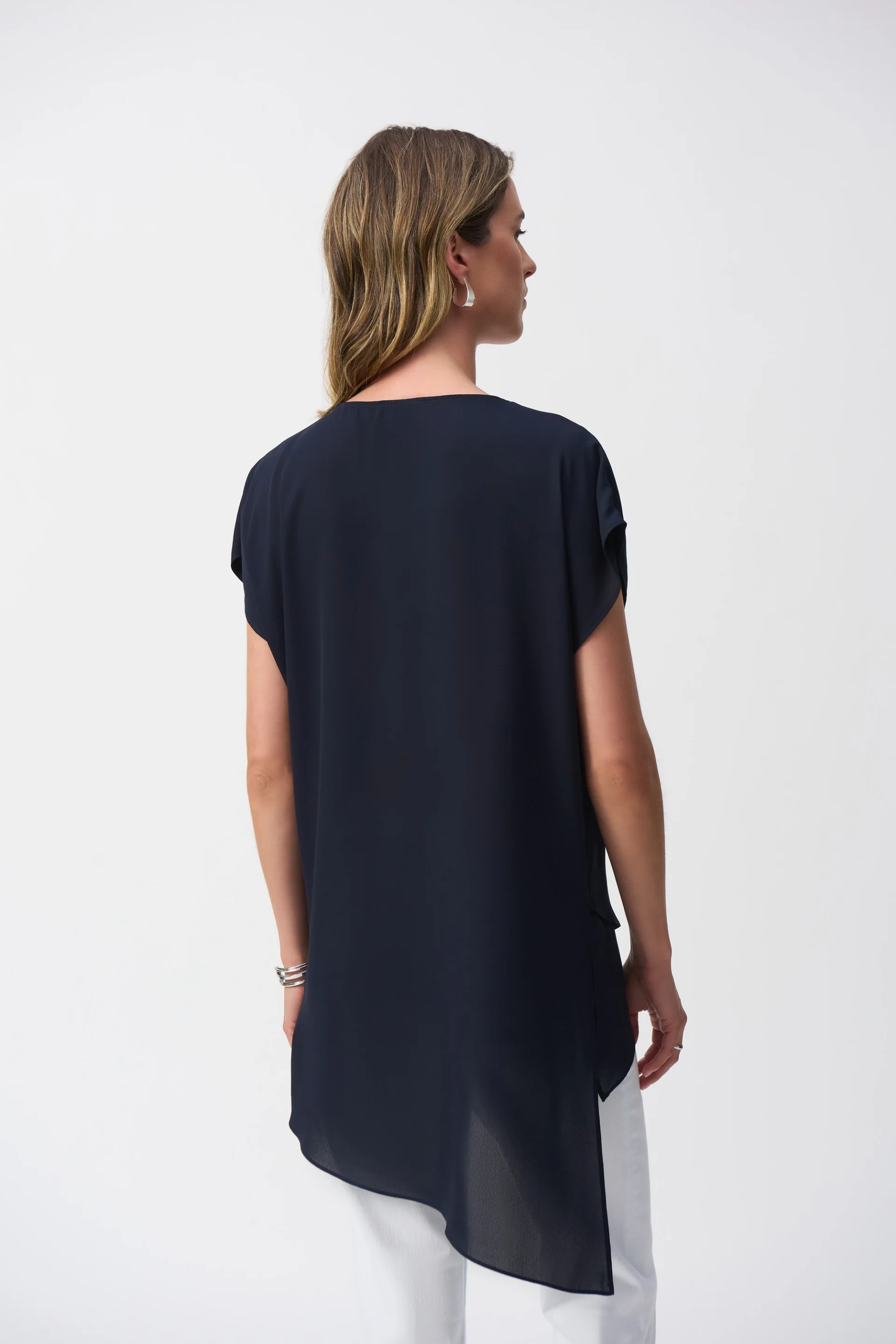 Joseph Ribkoff Asymmetrical Layered Top Style 251151 - Image 9