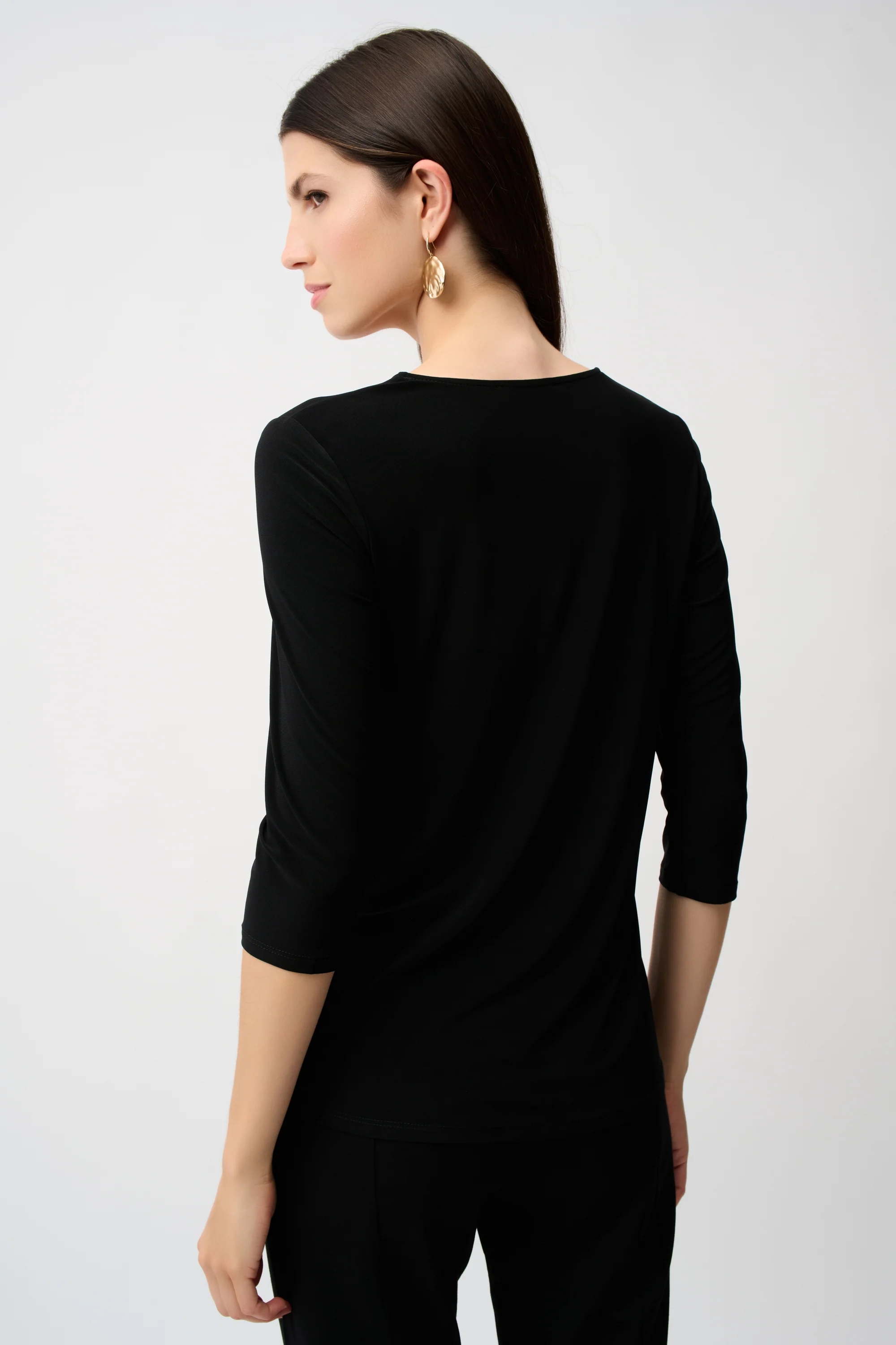 Joseph Ribkoff Asymmetrical Scoop Neckline Tunic Style 253027 - Image 6