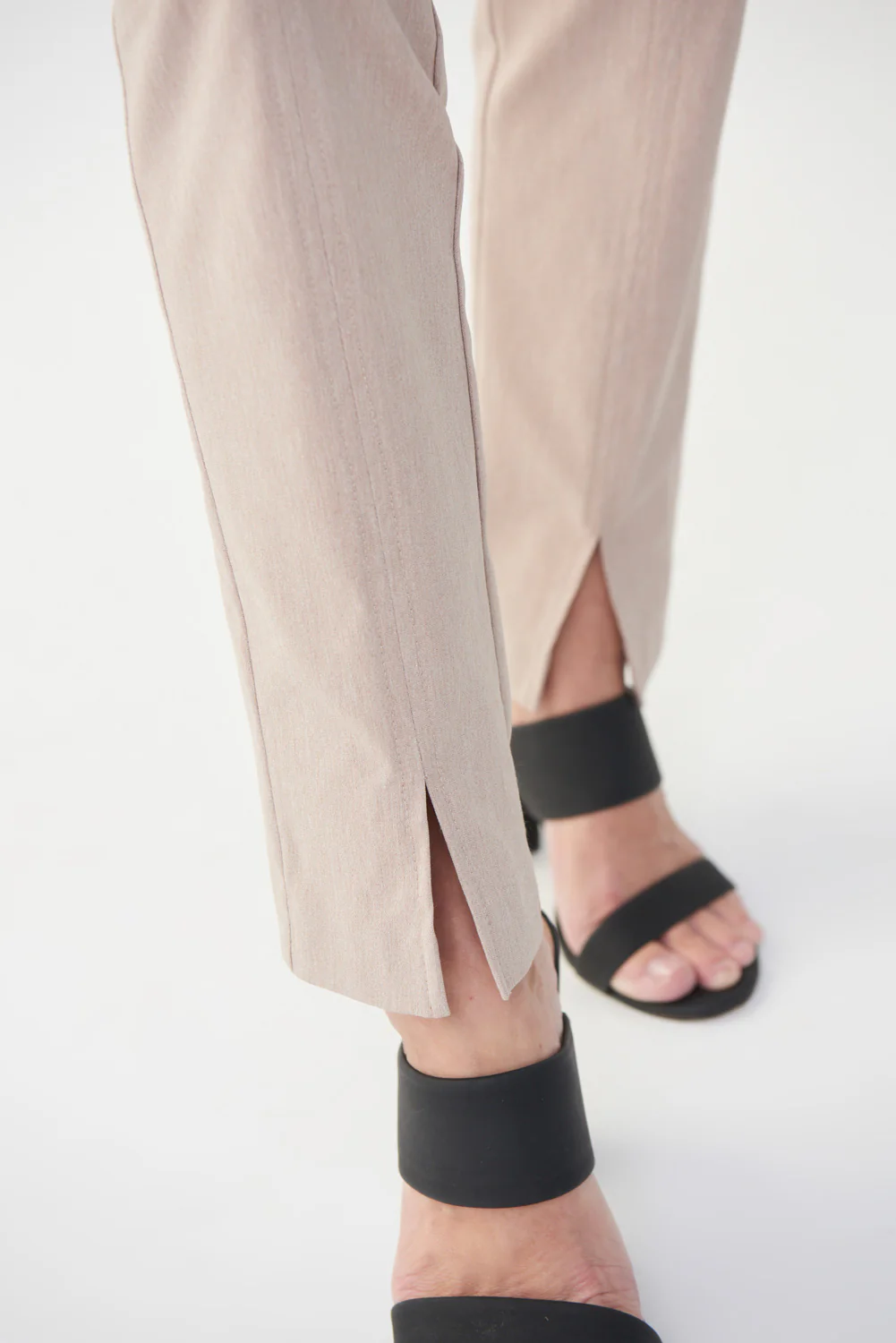 Joseph Ribkoff Beige Slit Cuff Pant Style 222246 - Image 2