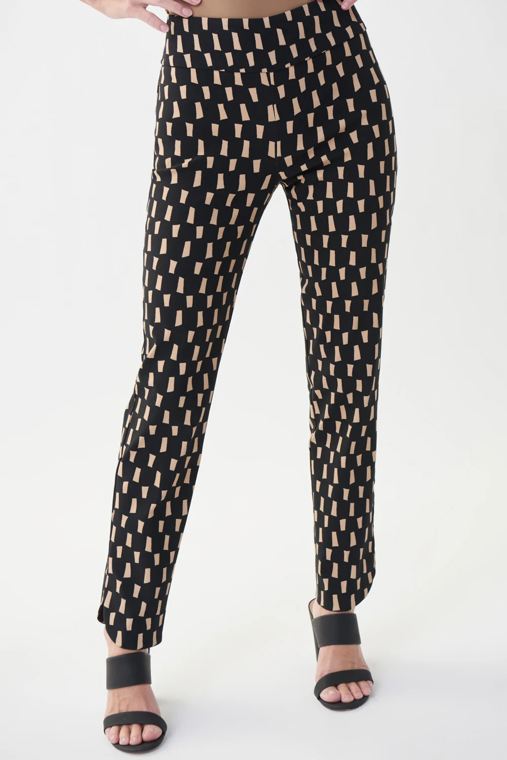 Joseph Ribkoff Black/Beige Pant Style 222141