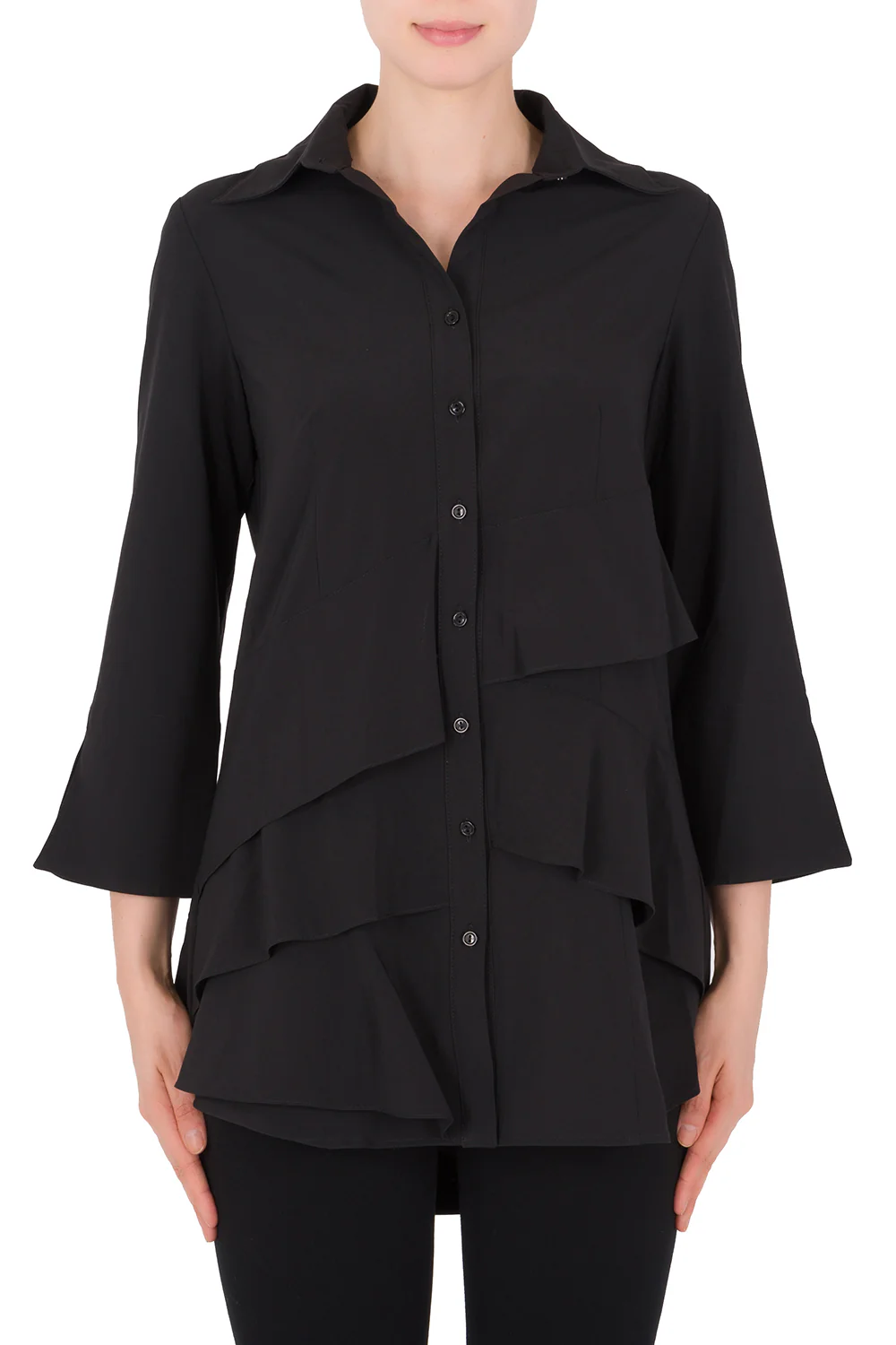 Joseph Ribkoff Black Blouse Style 183425