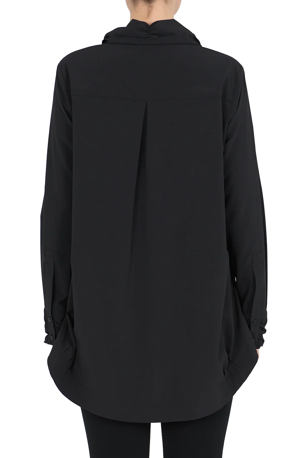 Joseph Ribkoff Black Blouse Style 191439 - Image 2