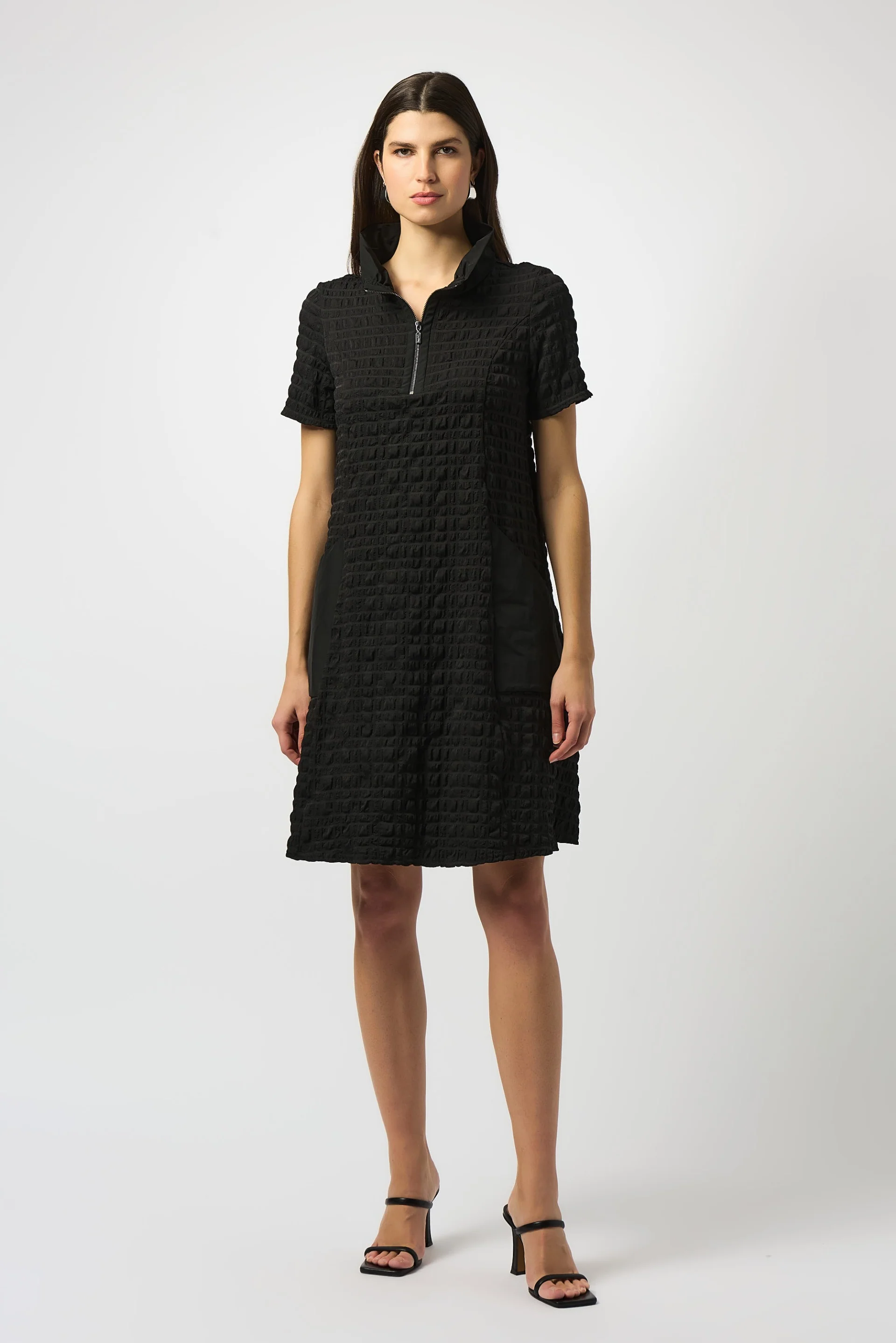 Joseph Ribkoff Bubble Jacquard A-Line Dress Style 251084