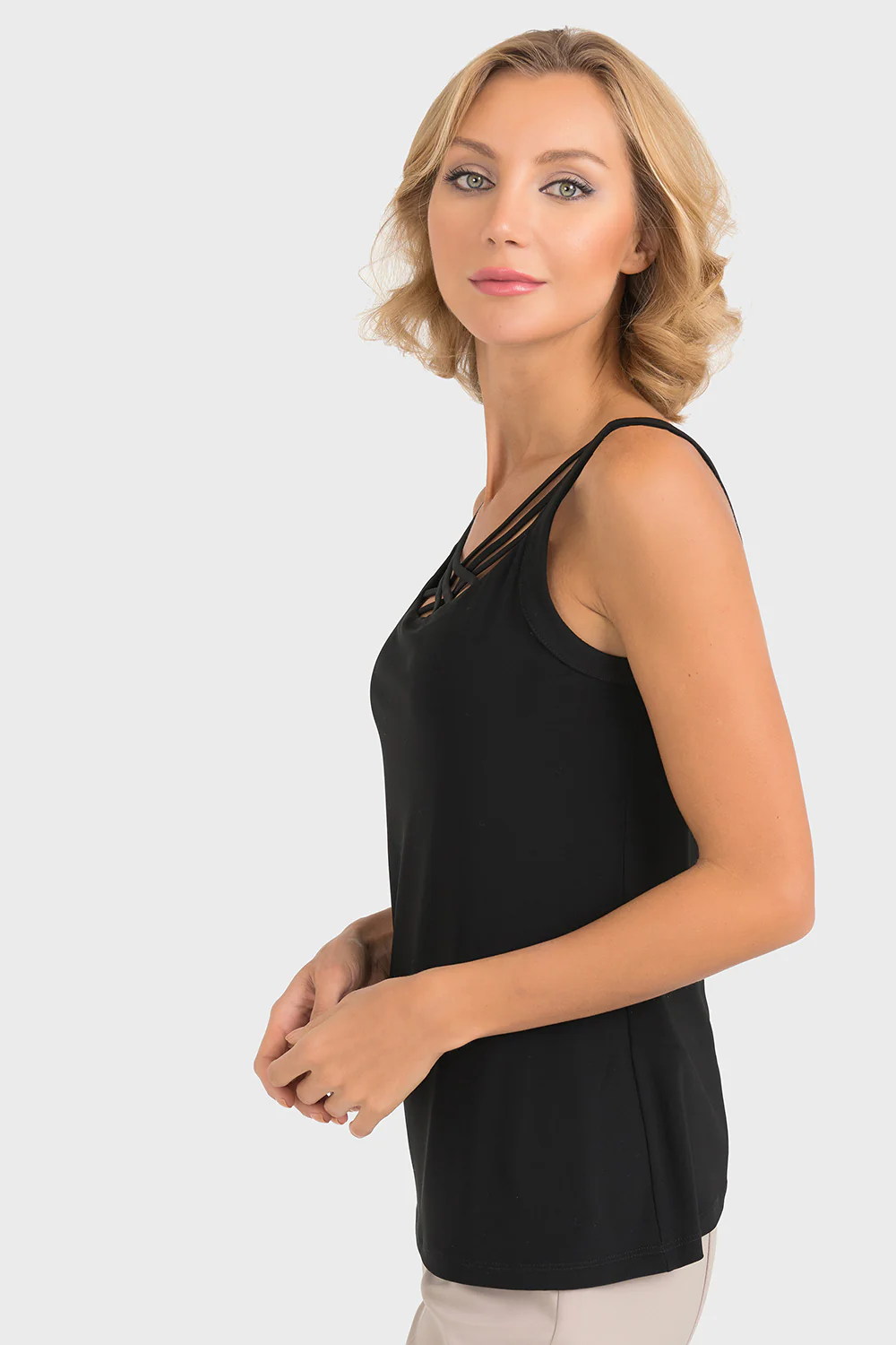 Joseph Ribkoff Black Cami Style 193165 - Image 2