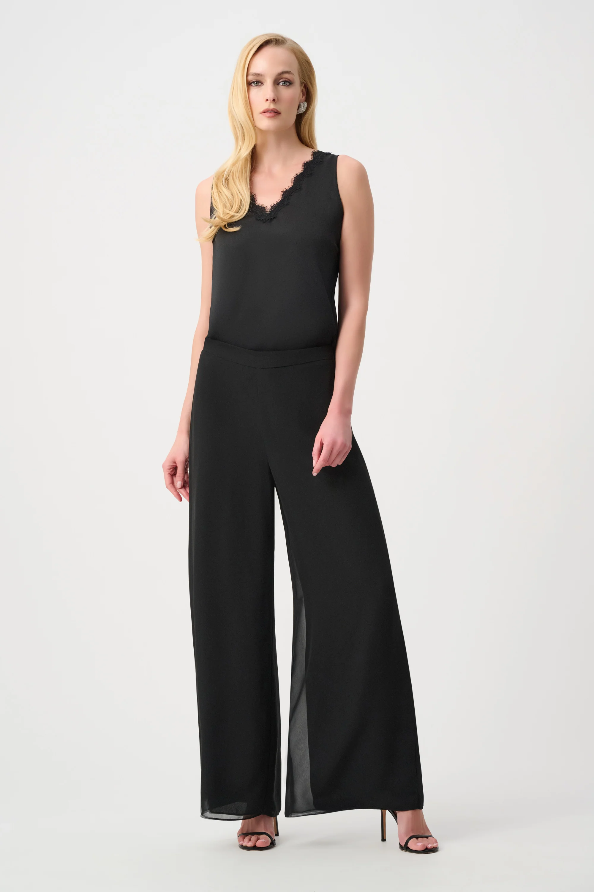 Joseph Ribkoff Signature Wide-Leg Pull-On Pants Style 223751 - Image 3