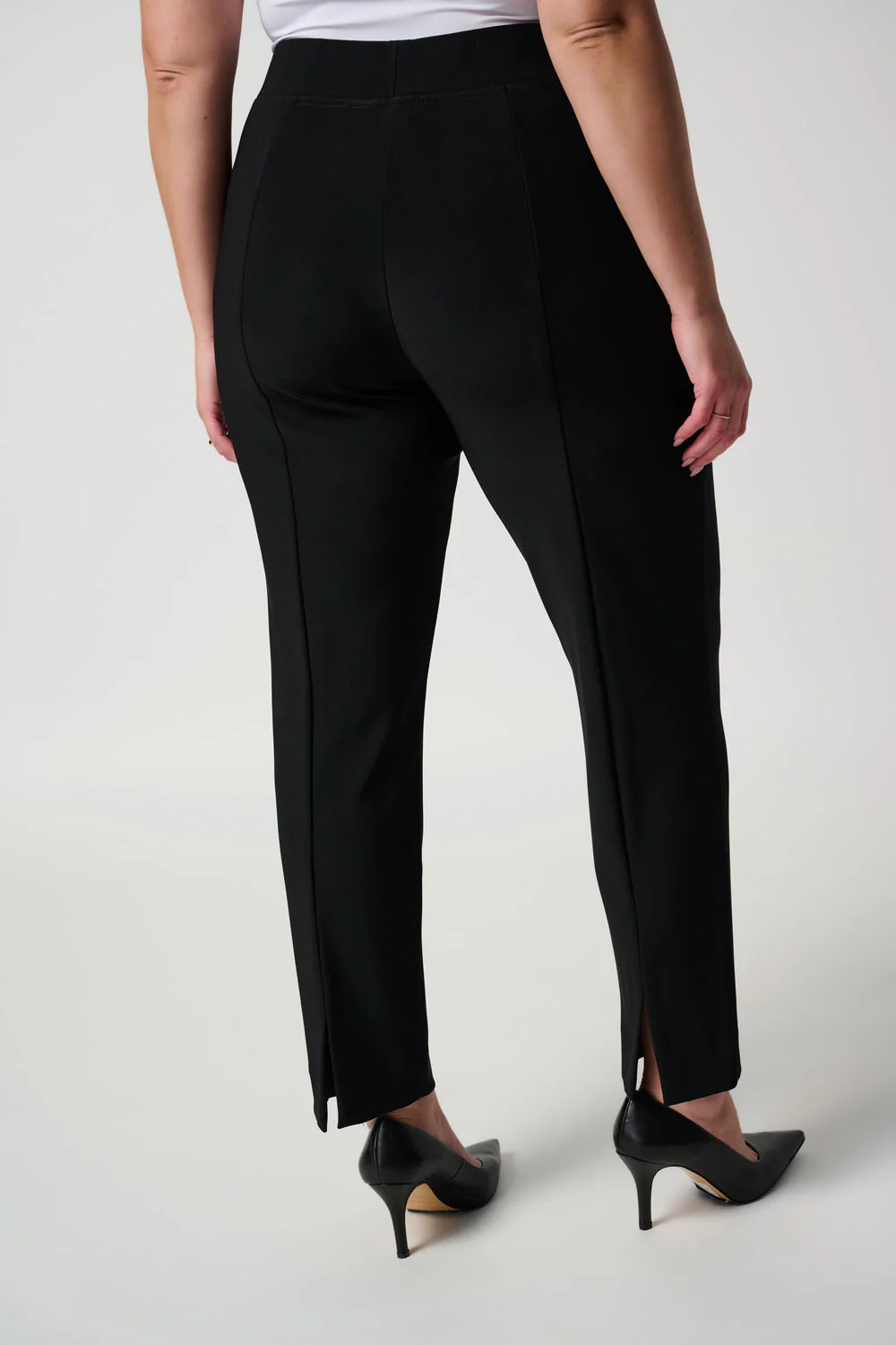 Joseph Ribkoff Black Classic Straight Pant Style 143105 - Image 7