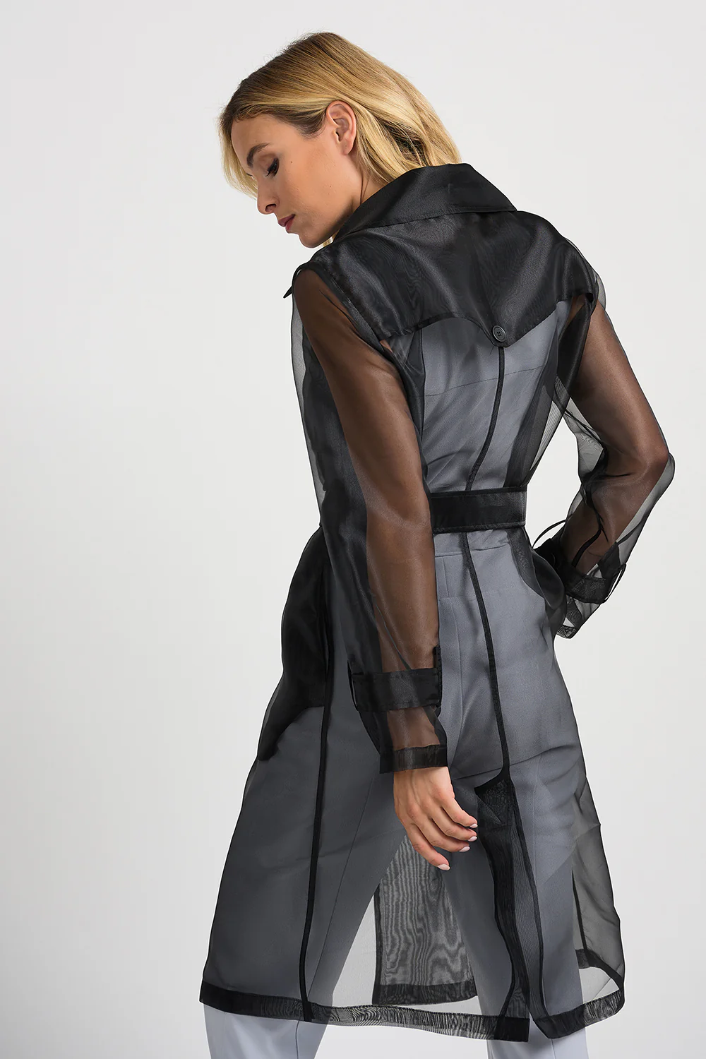 Joseph Ribkoff Black Coat Style 201423 - Image 2