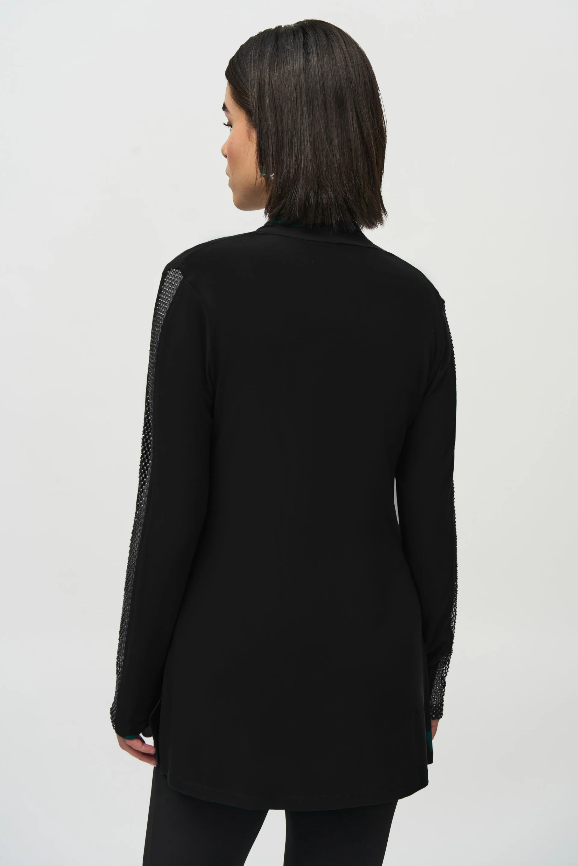 Joseph Ribkoff Black Cover-Up and Cami Set Style 244170 - Image 2