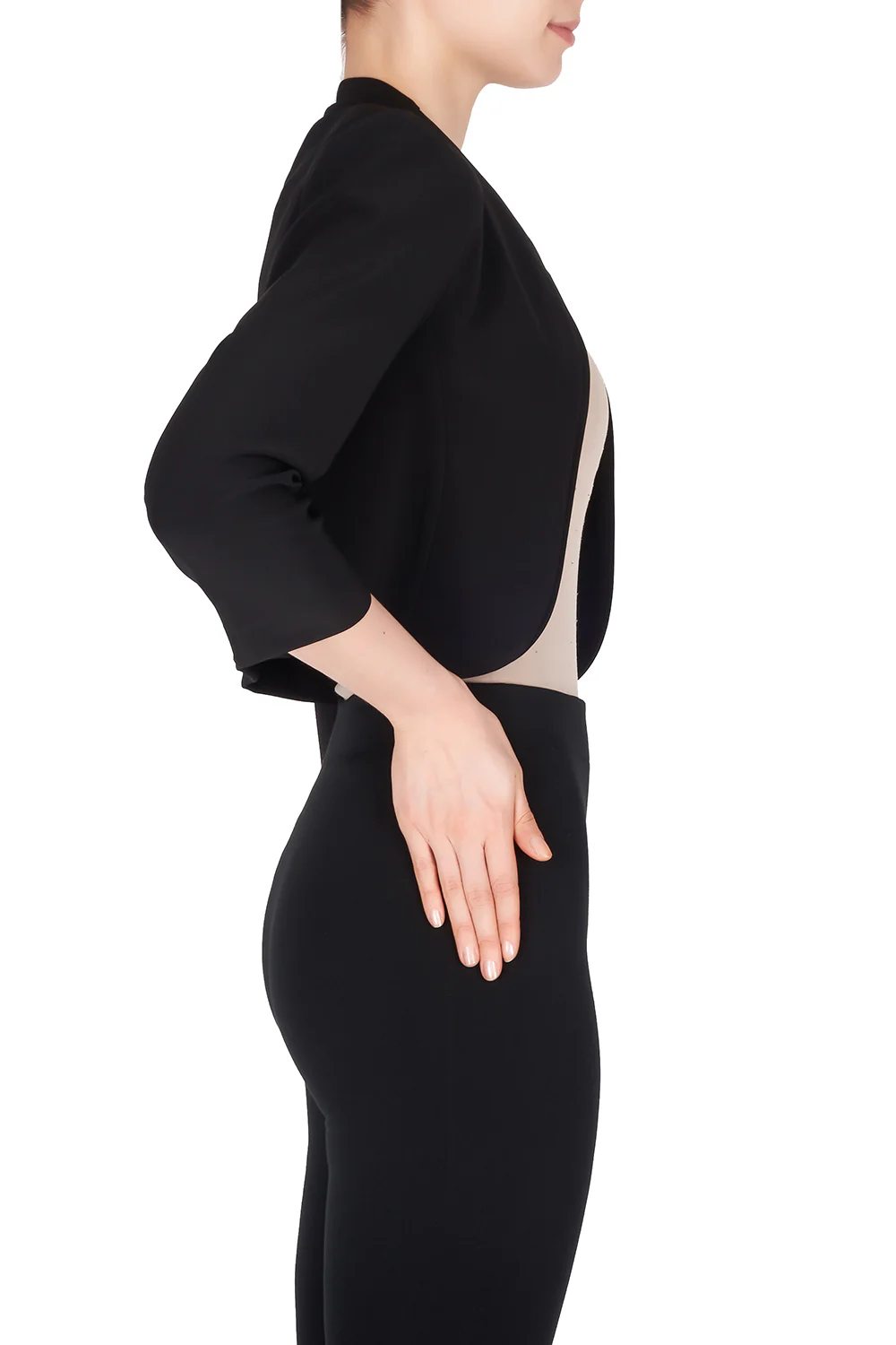 Joseph Ribkoff Black Cover Up Style 191174 - Image 3