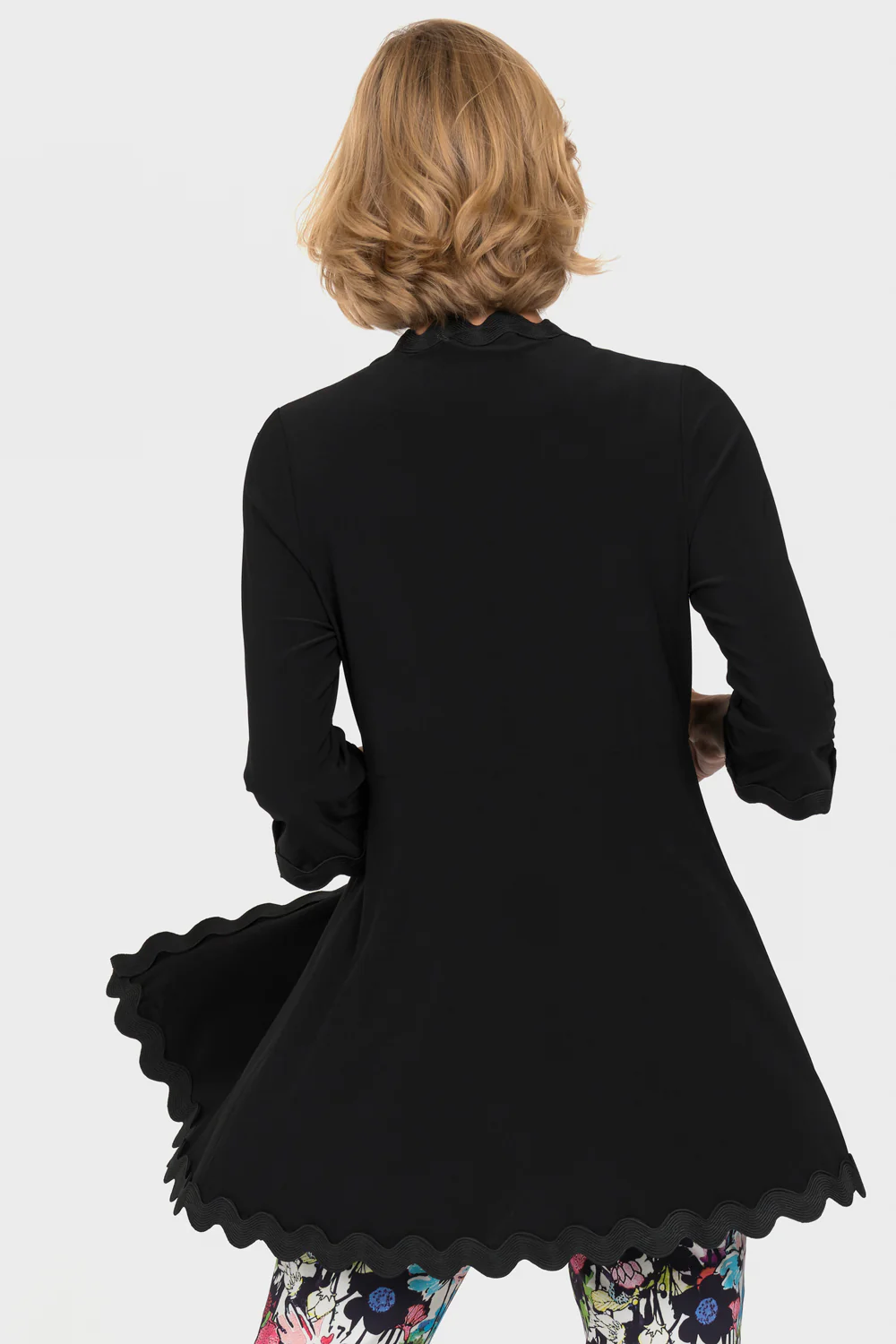 Joseph Ribkoff Black Cover up Style 191175 - Image 3