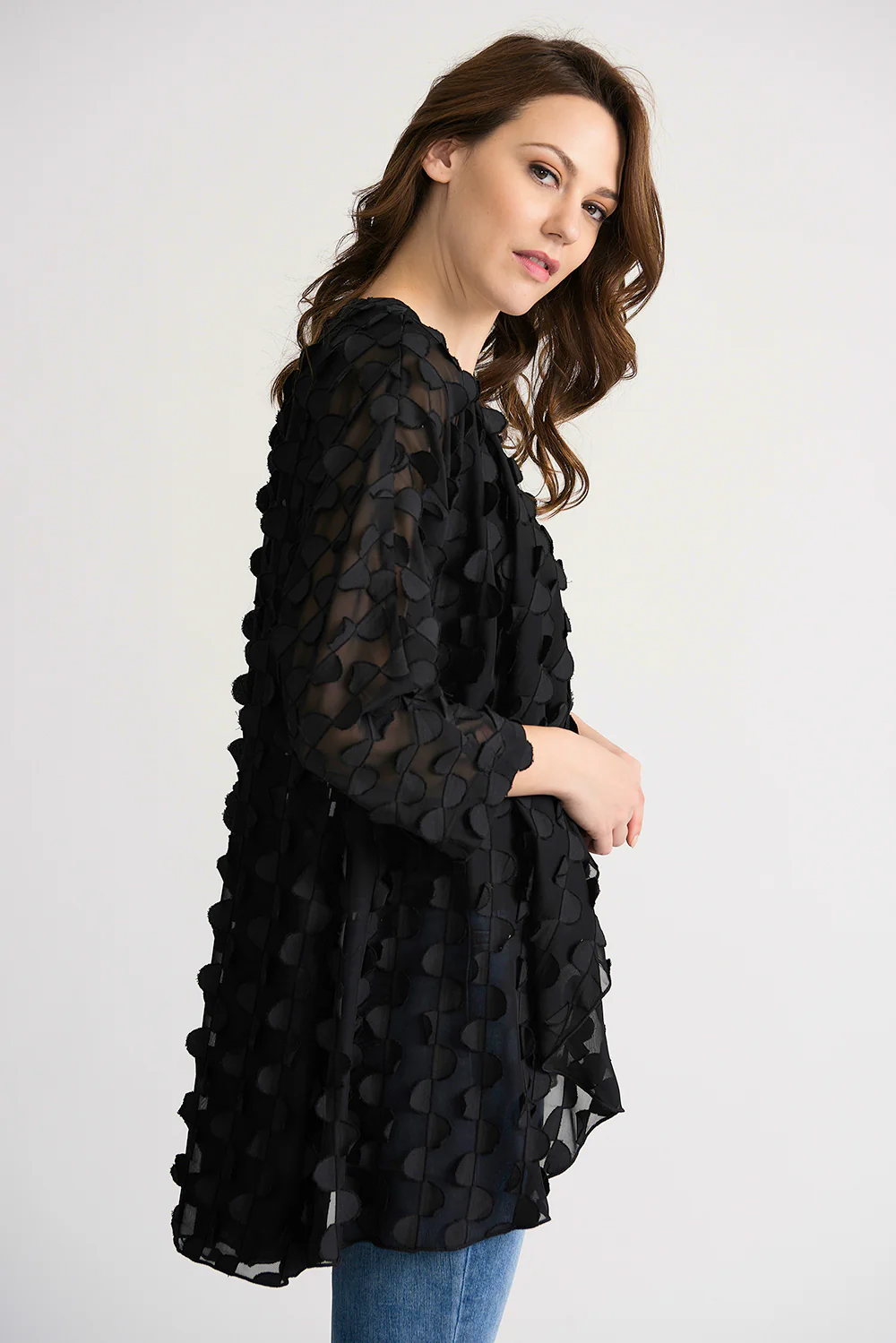 Joseph Ribkoff Black Cover Up Style 202087 - Image 4