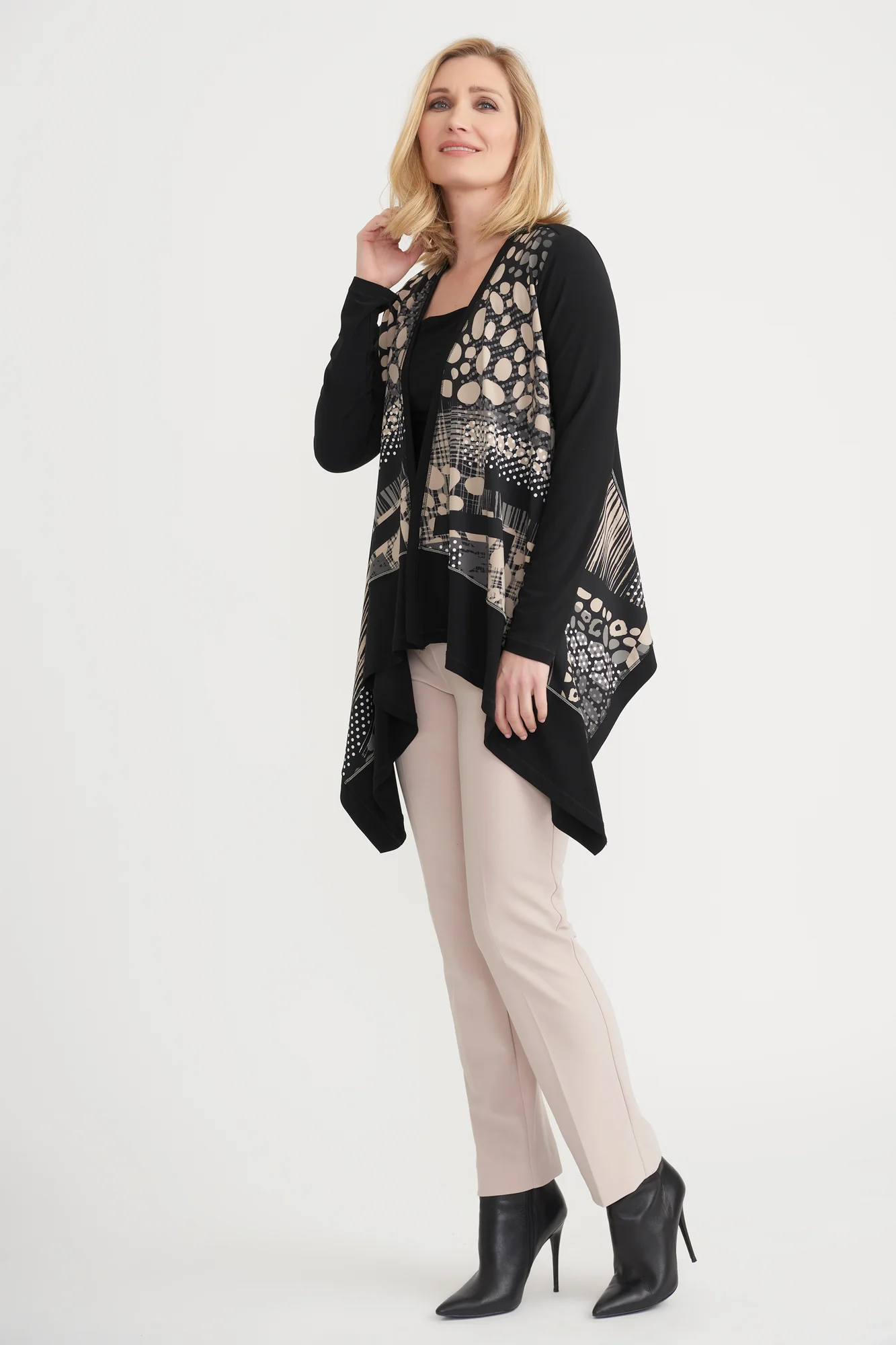 Joseph Ribkoff Black Cover Up Style 203273 - Image 2