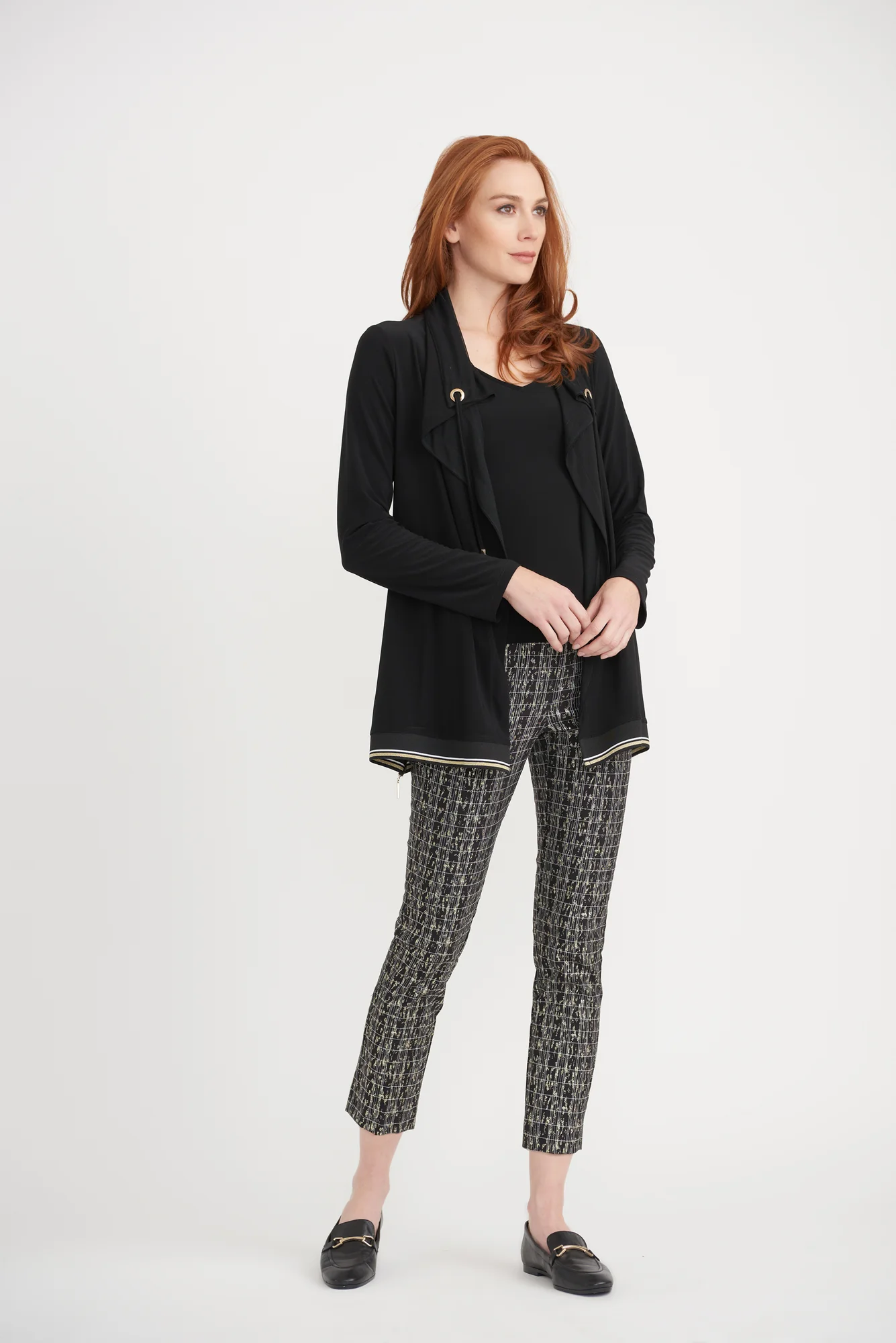 Joseph Ribkoff Black Cover Up Style 203569 - Image 4
