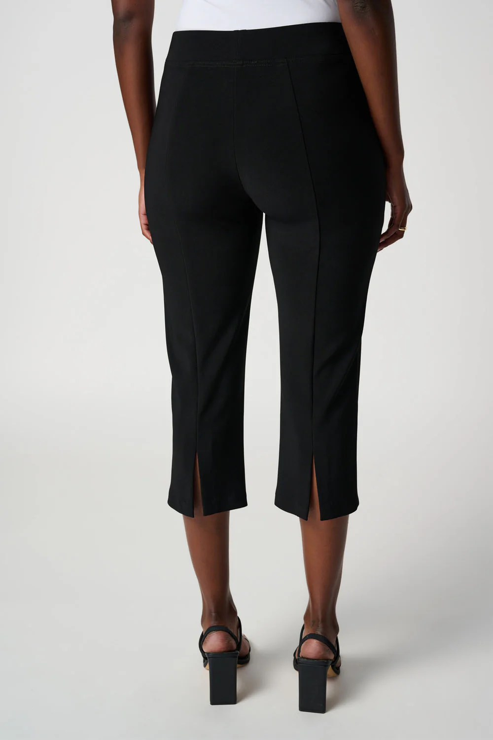 Joseph Ribkoff Black Cropped Pant Style C143105 - Image 2