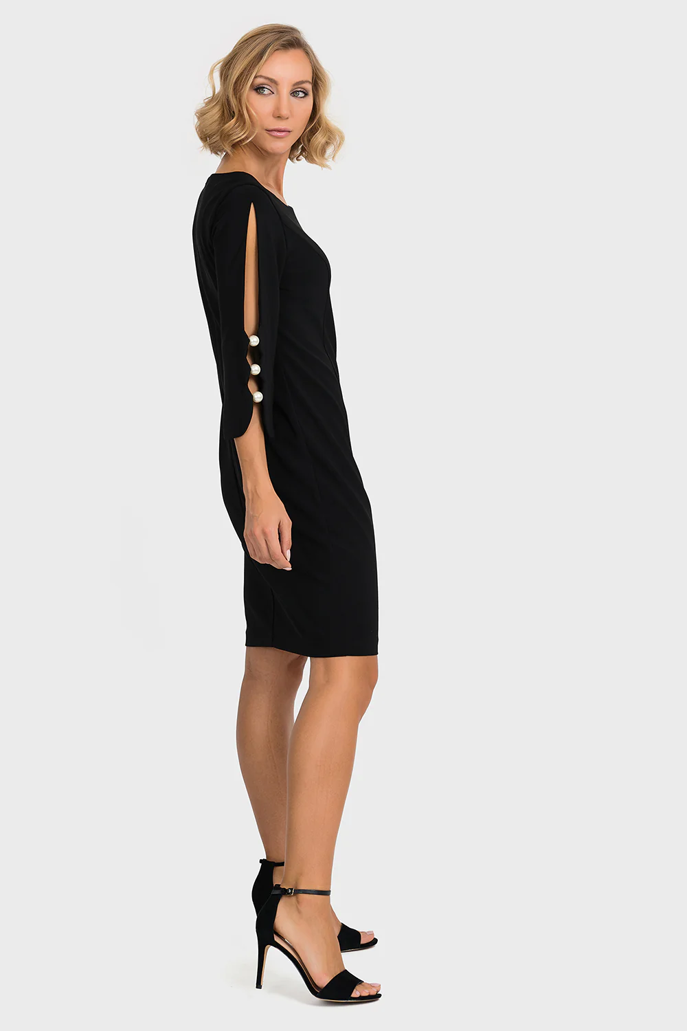 Joseph Ribkoff Black Dress Style 192005 - Image 2
