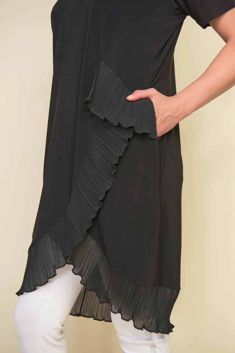 Joseph Ribkoff Black Dress Style 212026 - Image 3