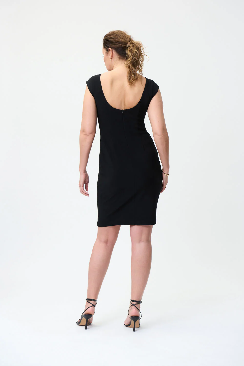 Joseph Ribkoff Black Dress Style 224077 - Image 4