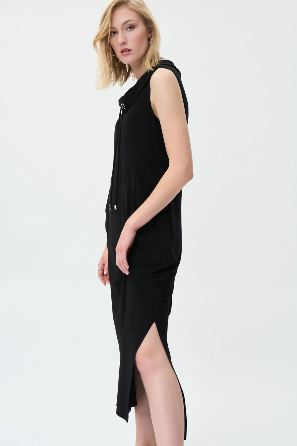 Joseph Ribkoff Black Dress Style 231178 - Image 2