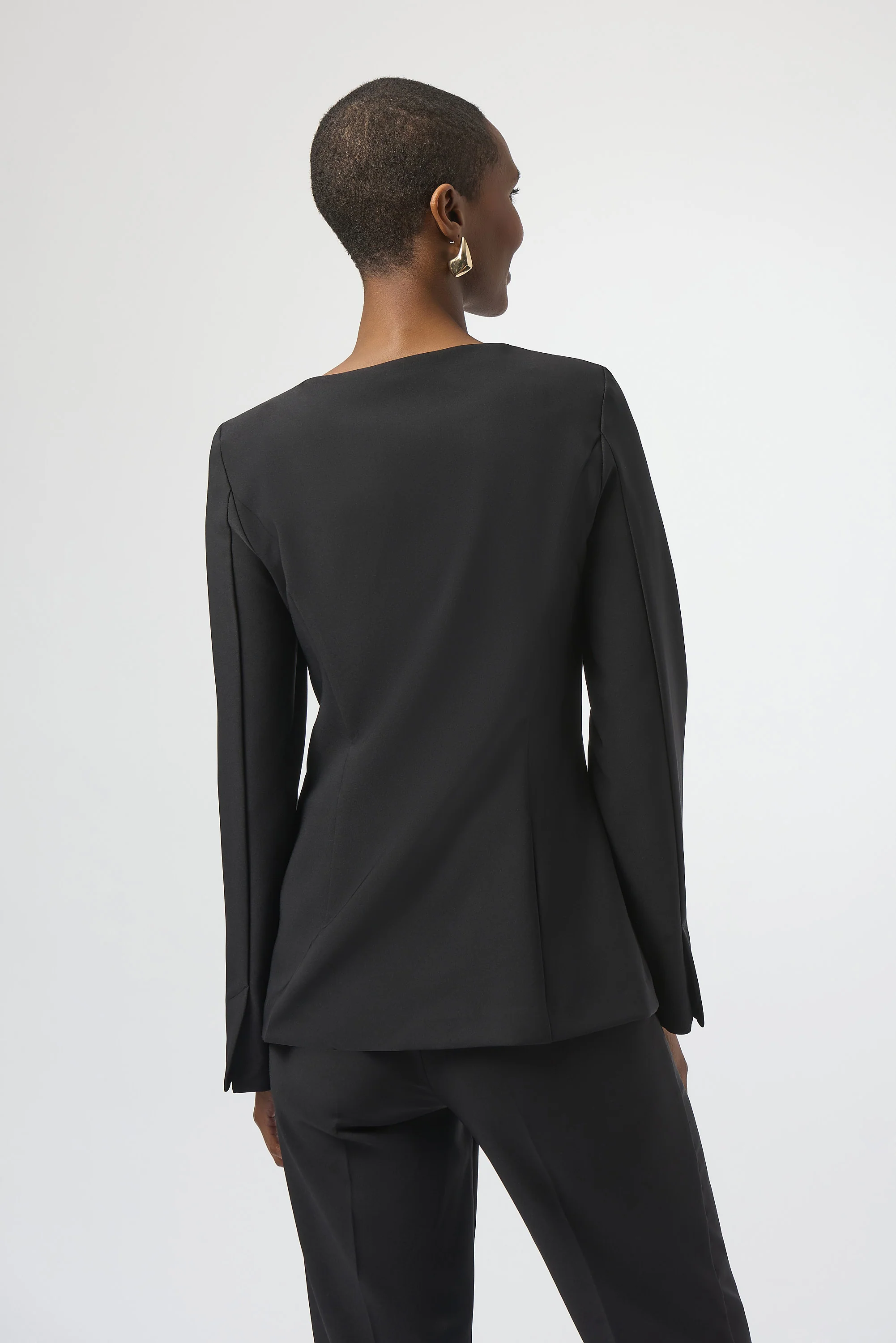 Joseph Ribkoff Black Fitted Jacket Style 254103 - Image 5