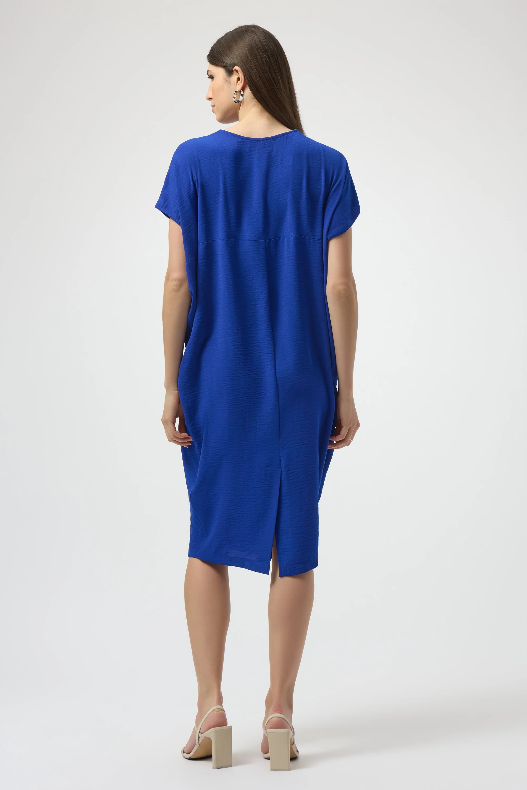 Joseph Ribkoff Gauze Short Sleeve Cocoon Dress Style 252160 - Image 6
