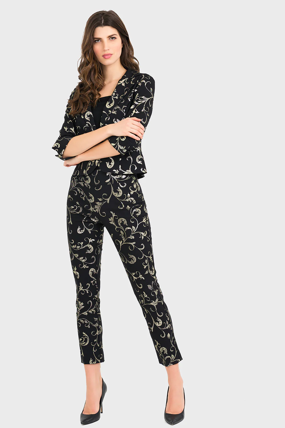 Joseph Ribkoff Black/Gold Jacket Style 194773