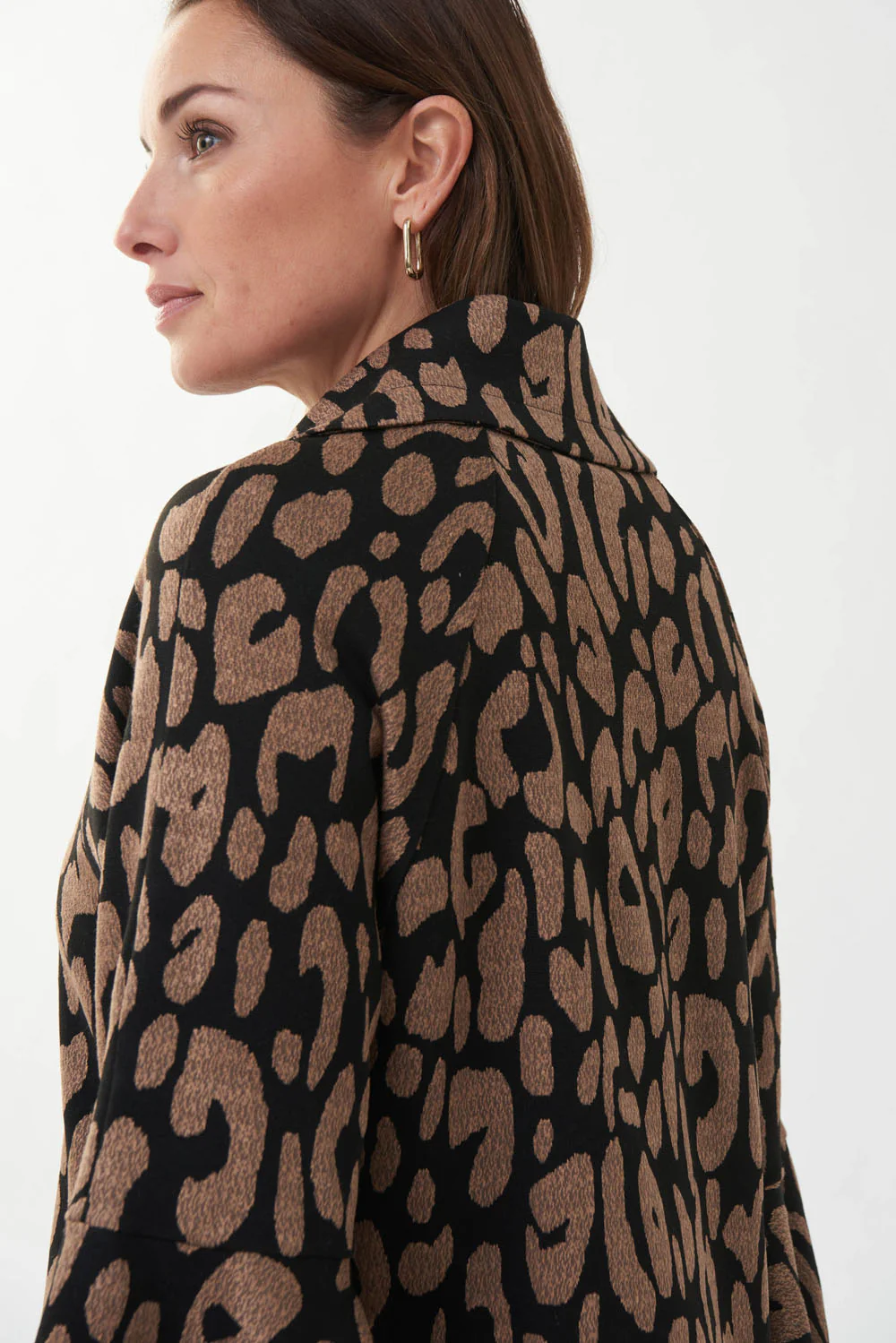 Joseph Ribkoff Black/Gold Jacket Style 223291 - Image 2