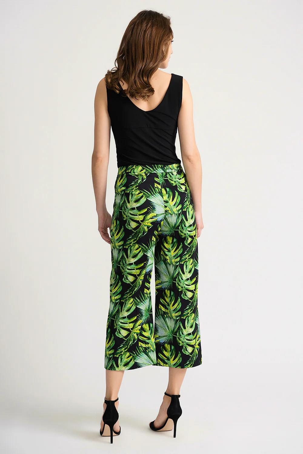 Joseph Ribkoff Black/Green/Multi Pants Style 202412 - Image 2