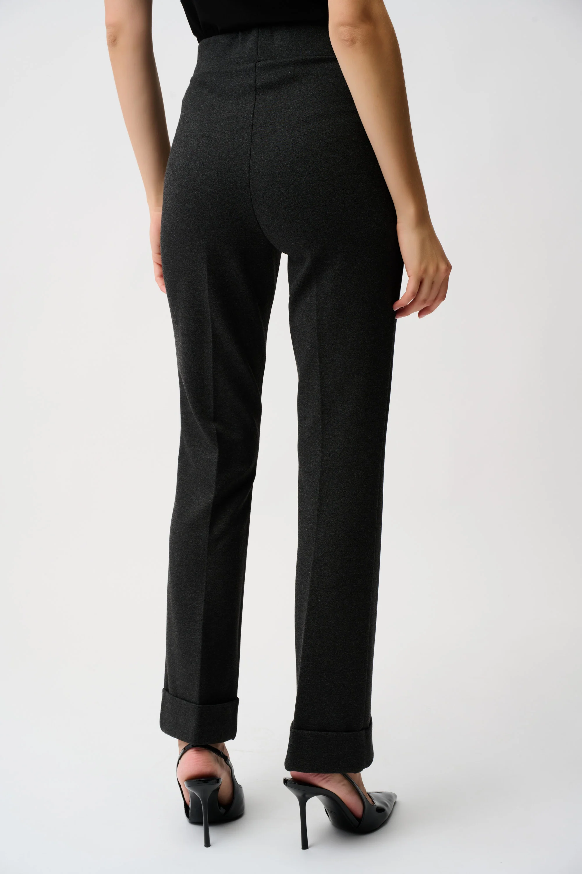 Joseph Ribkoff Heavy Knit Flared Pull-On Pants Style 253039 - Image 9