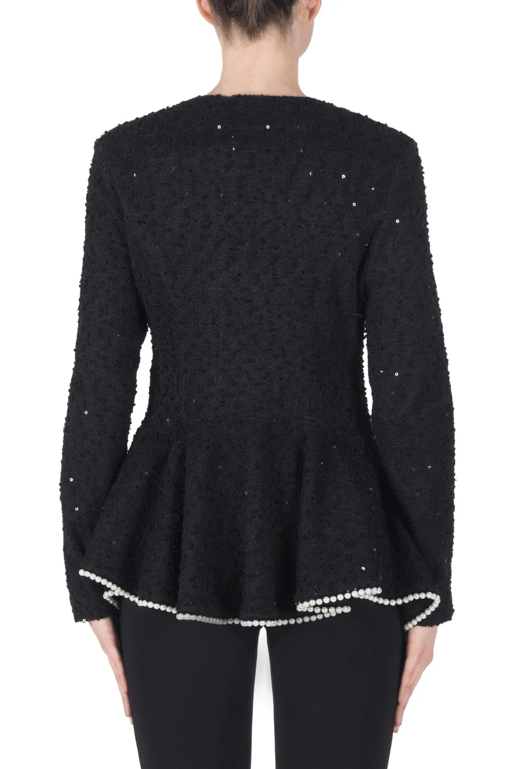 Joseph Ribkoff Black Jacket Style 183463 - Image 3