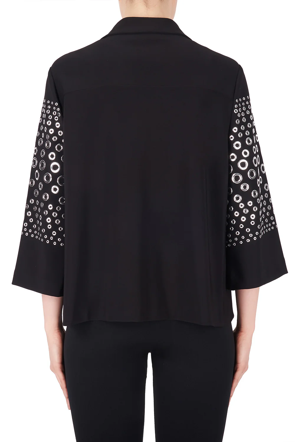 Joseph Ribkoff Black Jacket Style 184190 - Image 2