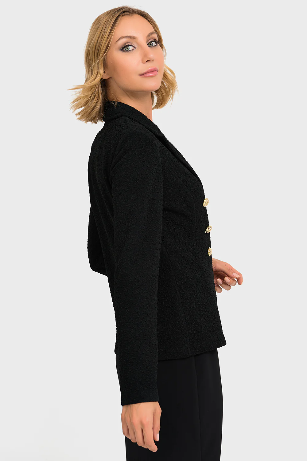 Joseph Ribkoff Black Jacket Style 193441 - Image 4