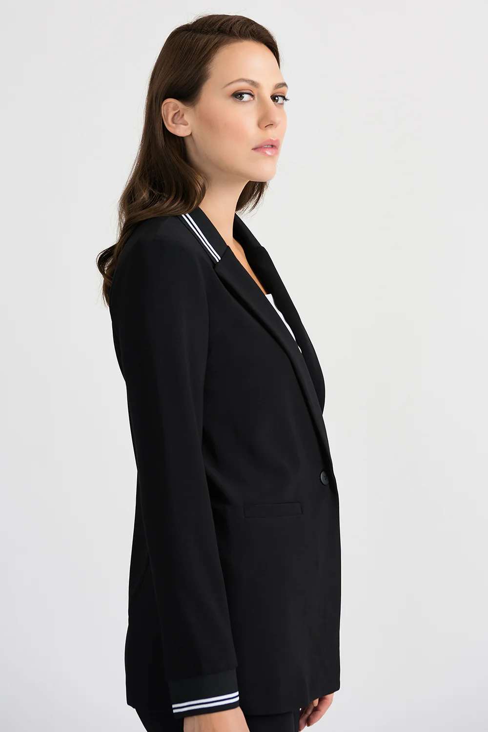 Joseph Ribkoff Black Jacket Style 201027 - Image 3