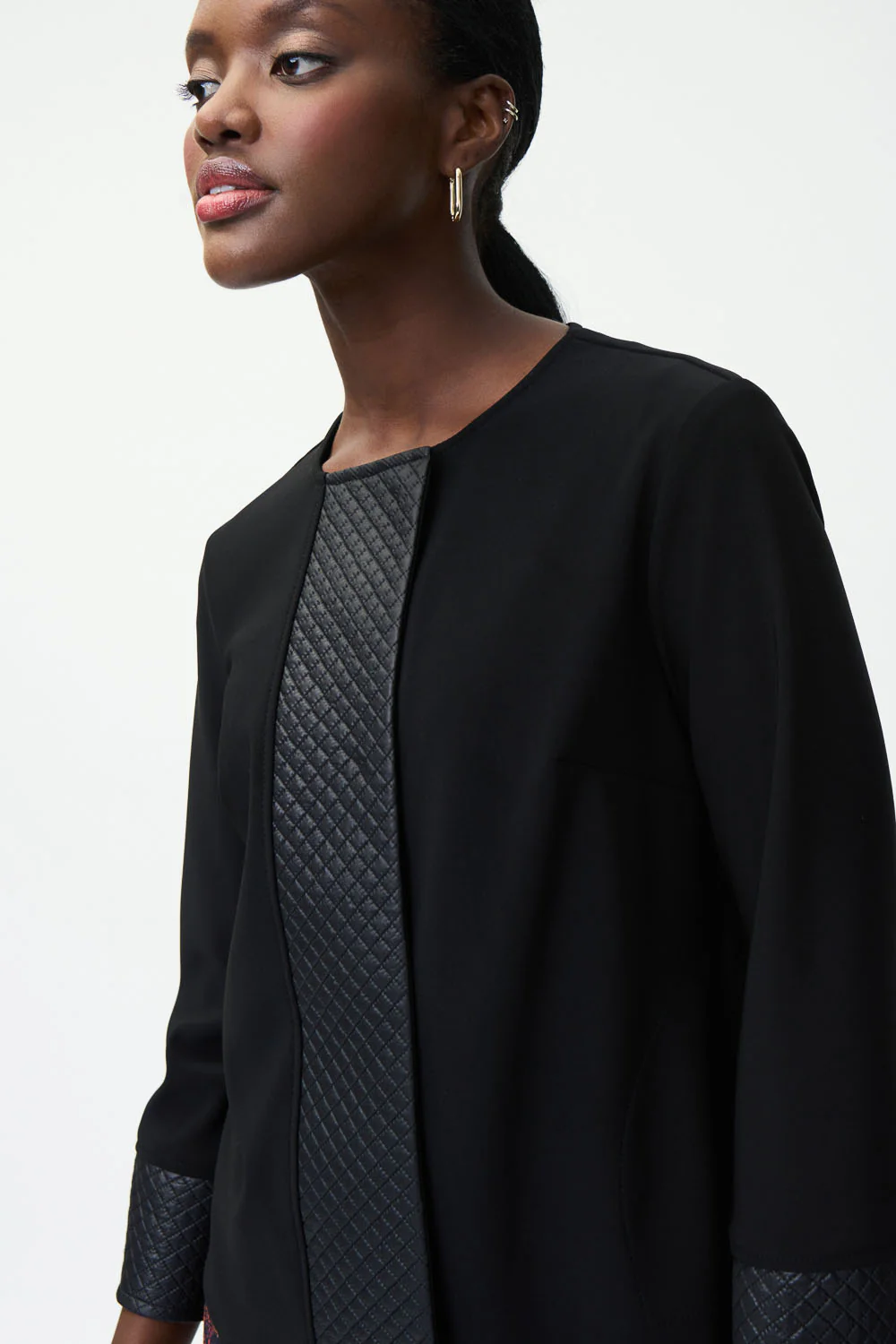 Joseph Ribkoff Black Jacket Style 224056 - Image 2