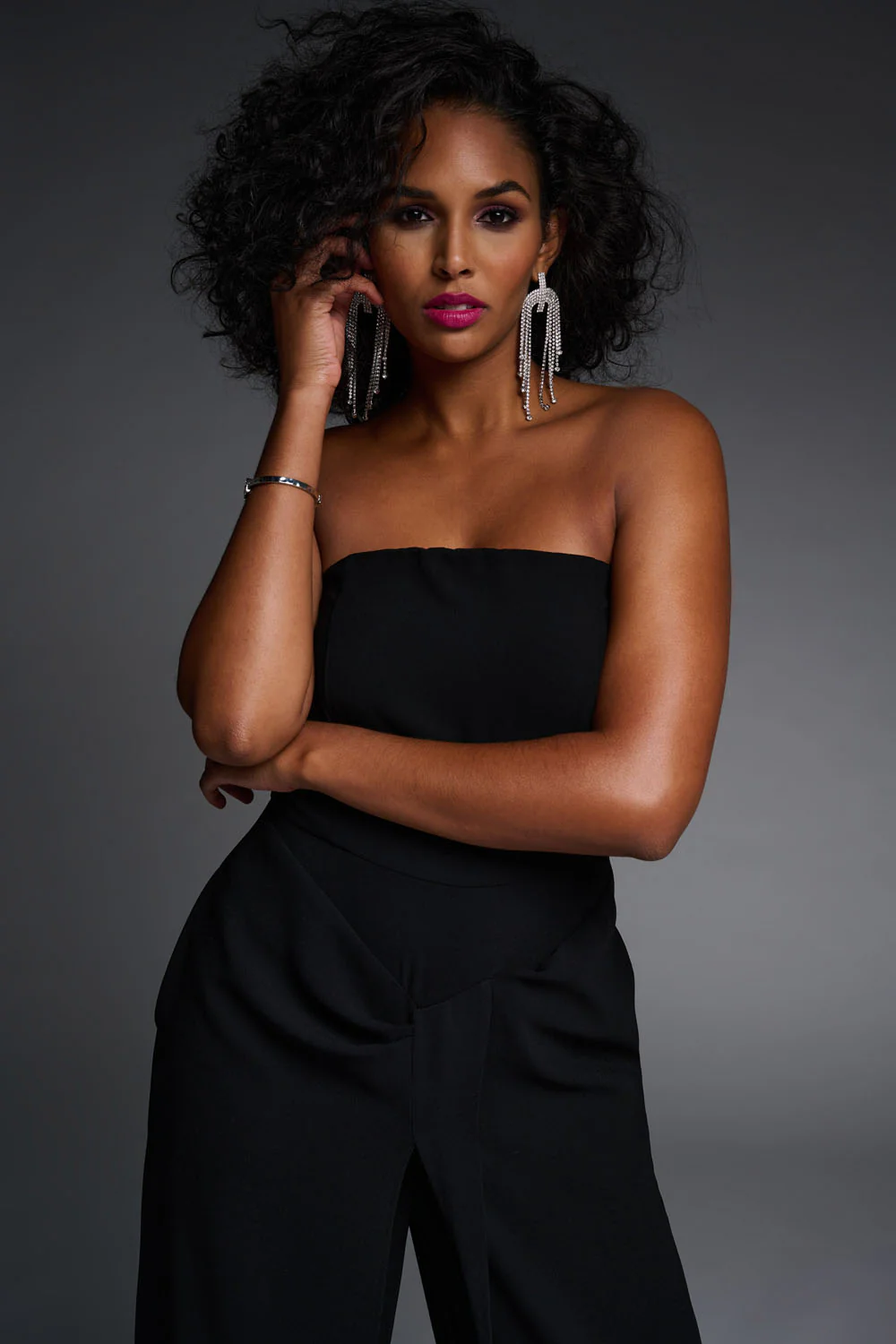 Joseph Ribkoff Black Jumpsuit Style 223710 - Image 2