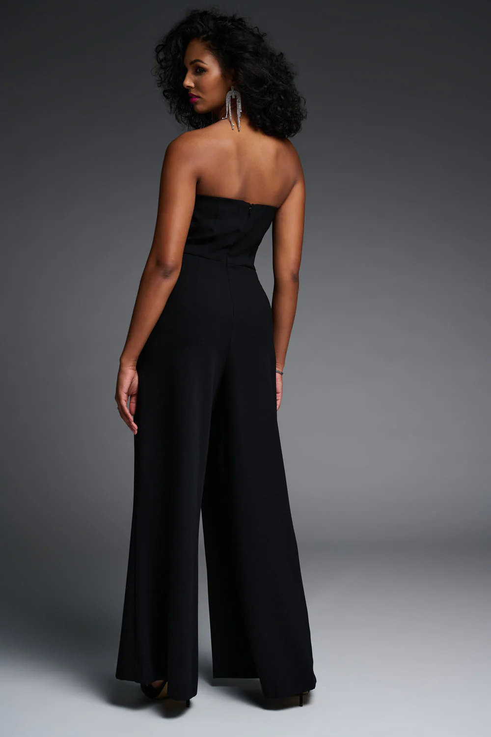 Joseph Ribkoff Black Jumpsuit Style 223710 - Image 3