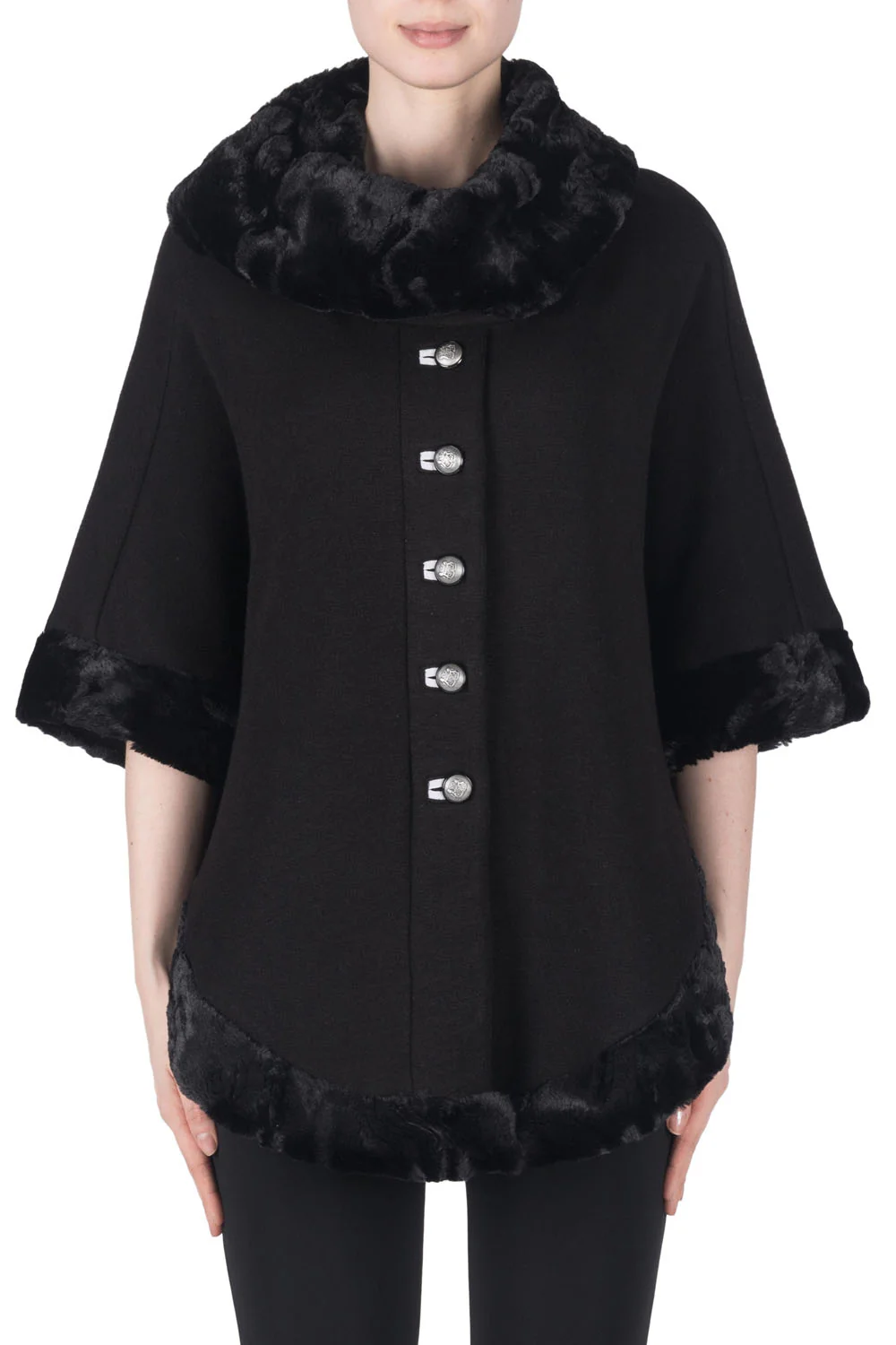 Joseph Ribkoff Black/Light Grey Jacket Style 183329