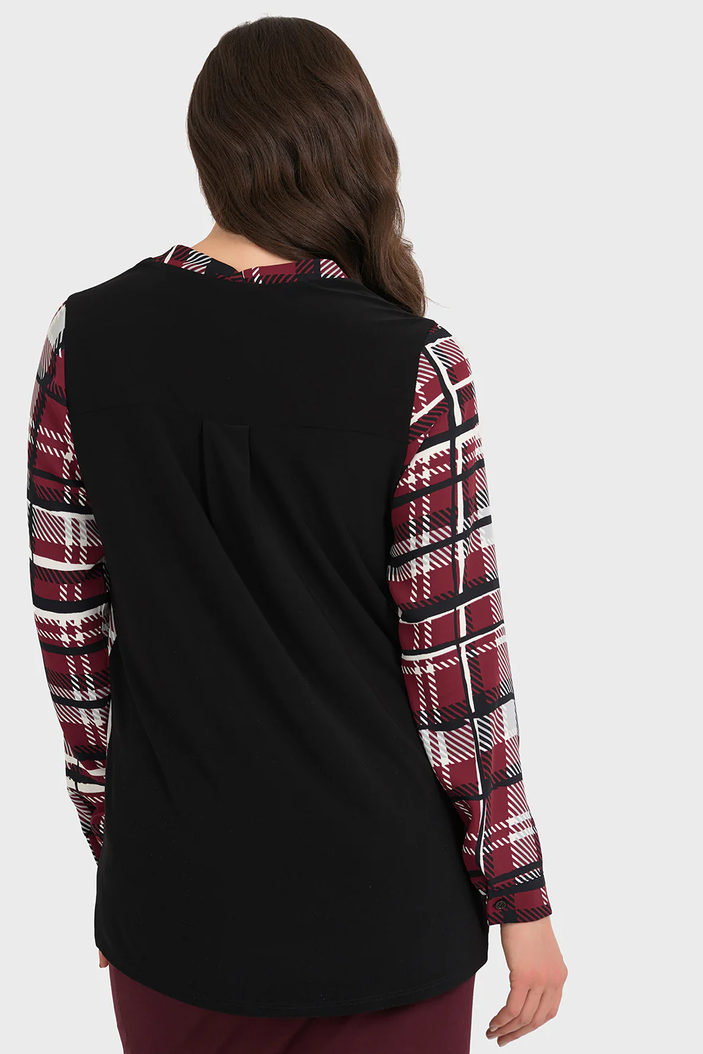 Joseph Ribkoff Black/Multi Blouse Style 194620 - Image 2