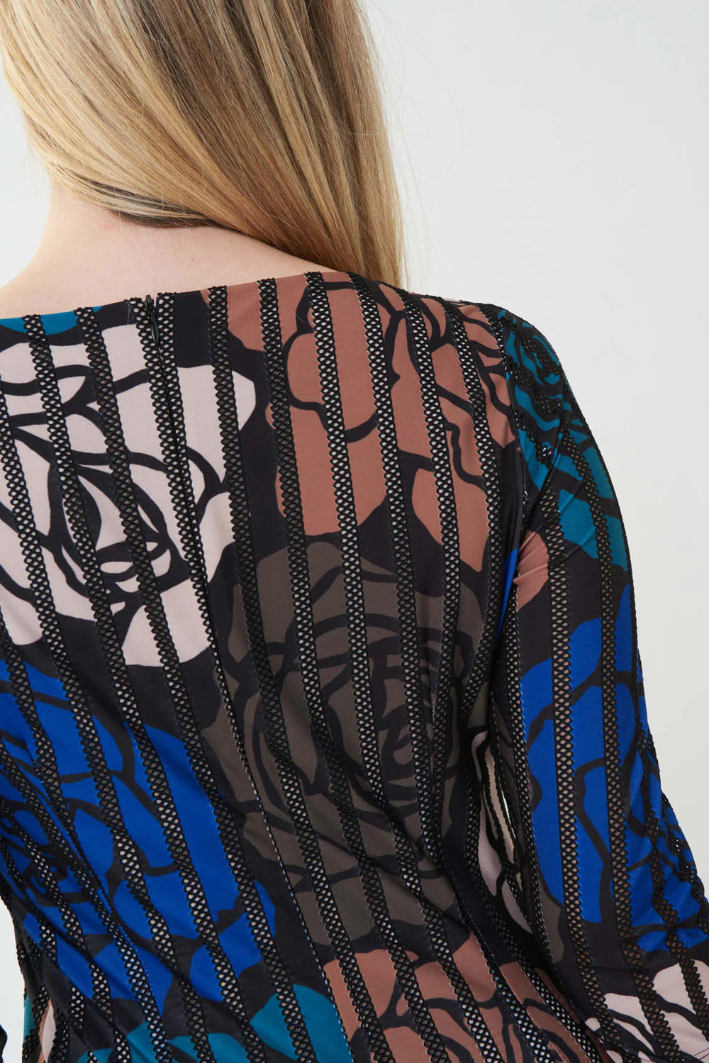 Joseph Ribkoff Black/Multi Floral Dress Style 223059 - Image 5