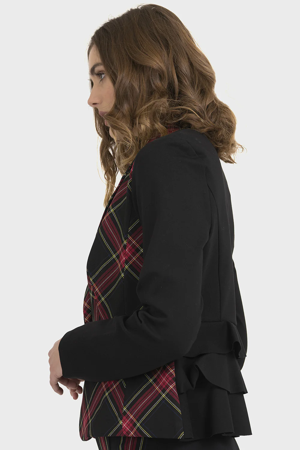 Joseph Ribkoff Black/Multi Jacket Style 194660 - Image 3