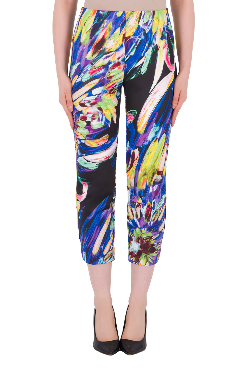 Joseph Ribkoff Black/Multi Pants Style 191738