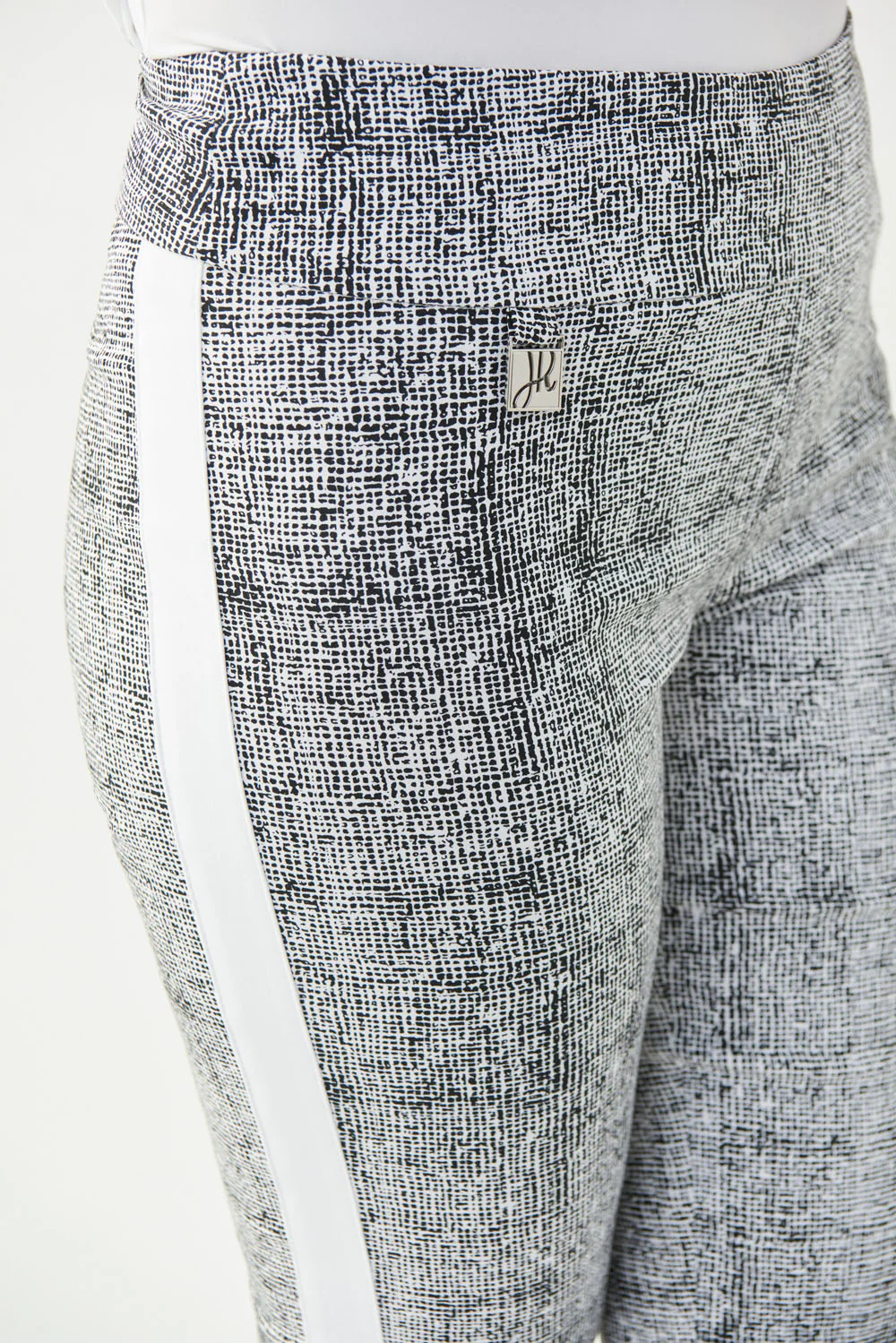 Joseph Ribkoff Black/White Pants Style 221323 - Image 2