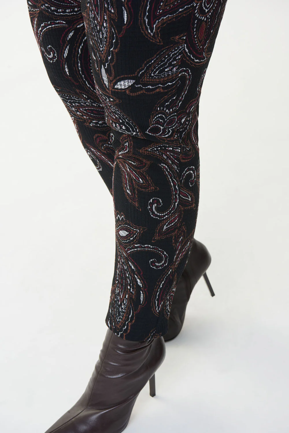 Joseph Ribkoff Black/Multi Pants Style 223243 - Image 2