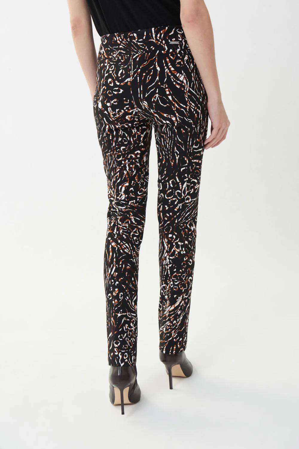 Joseph Ribkoff Black/Multi Pants Style 223277 - Image 2