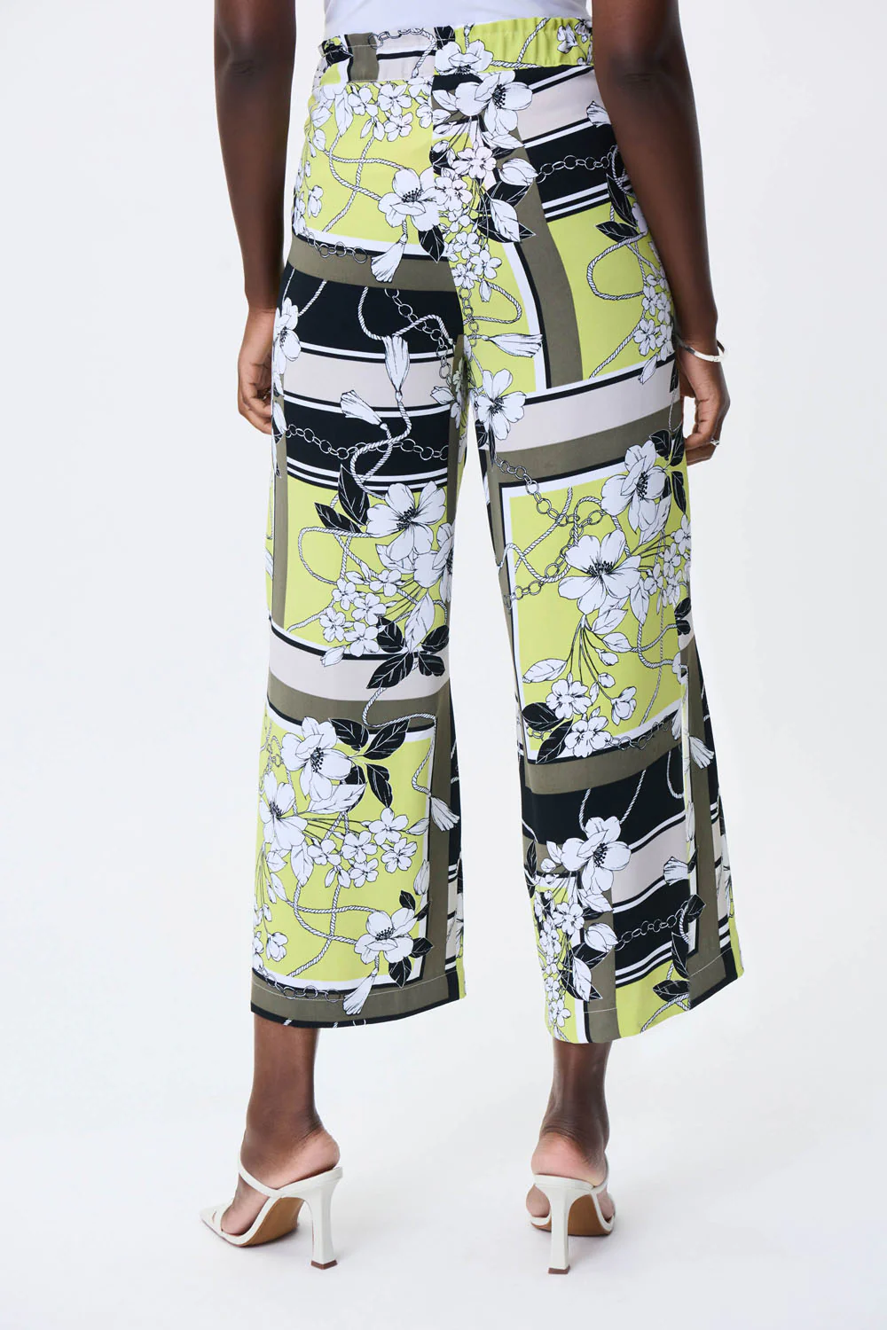 Joseph Ribkoff Black/Multi Pants Style 231199 - Image 3