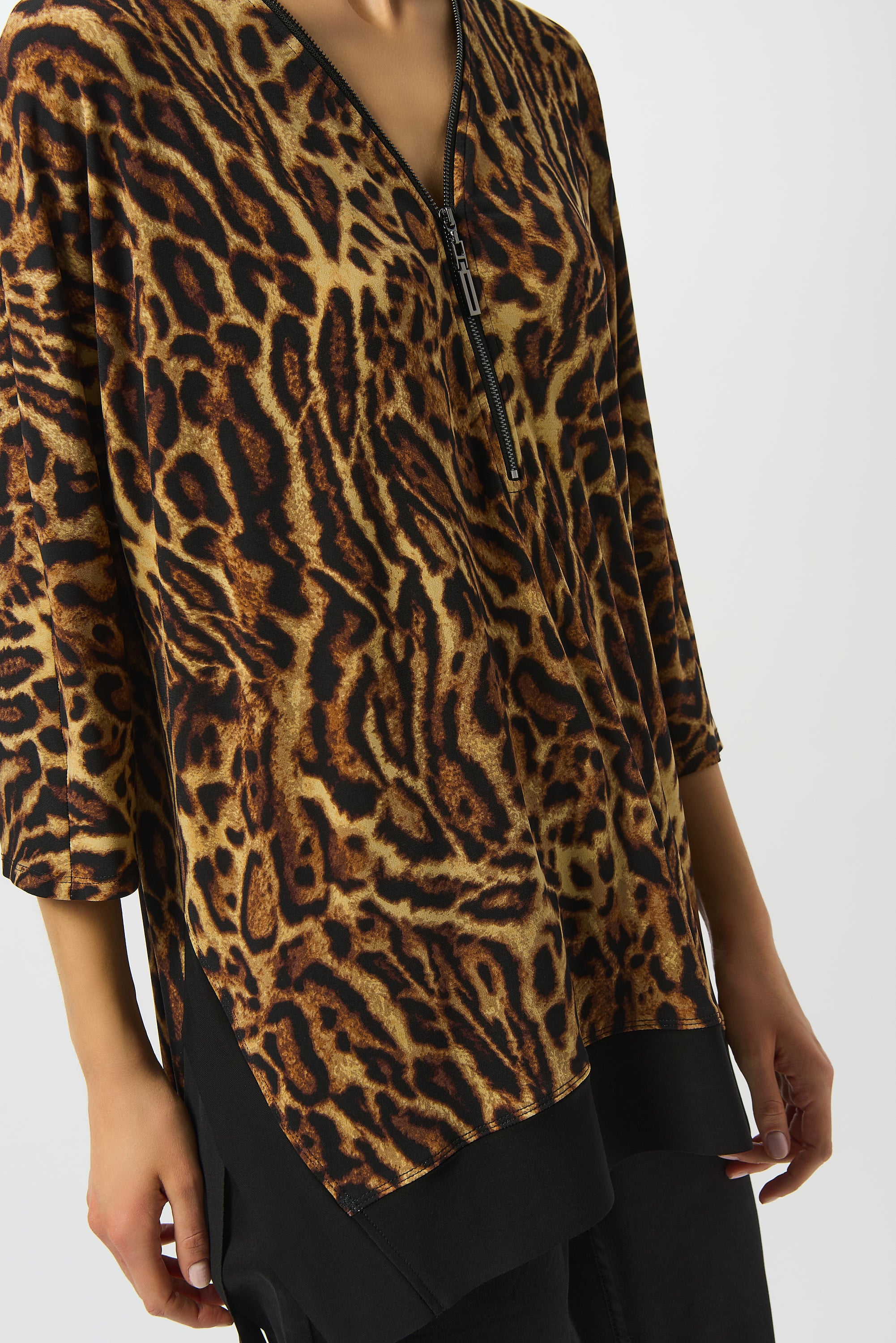 Joseph Ribkoff Silky Knit Printed Boxy Tunic Style 253113 - Image 10