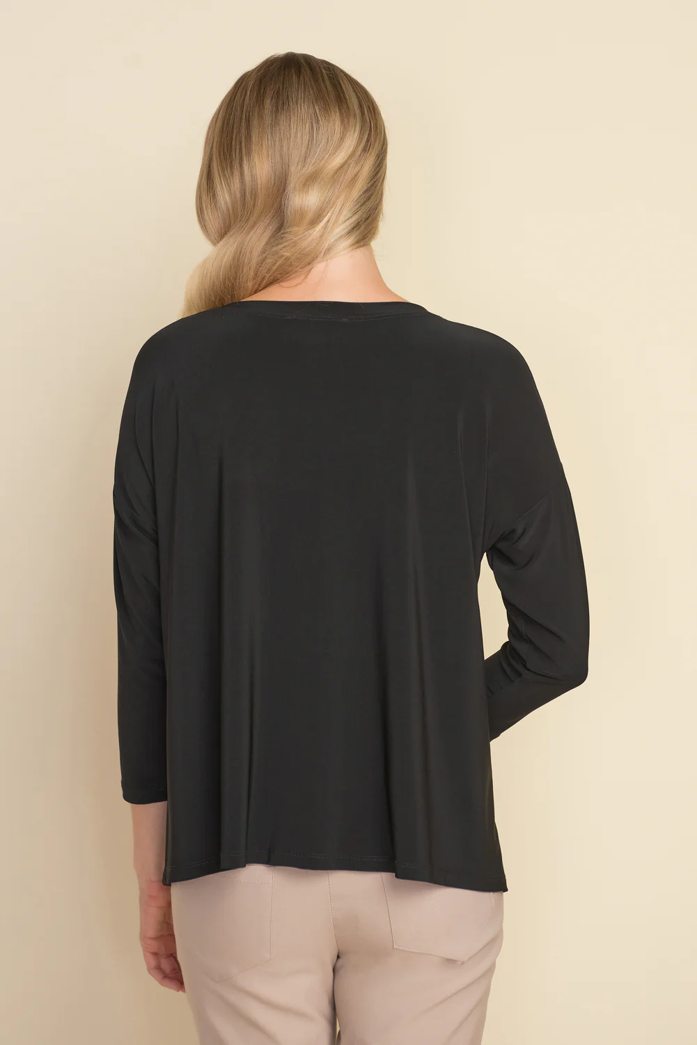 Joseph Ribkoff Black/Multi Top Style 212050 - Image 2