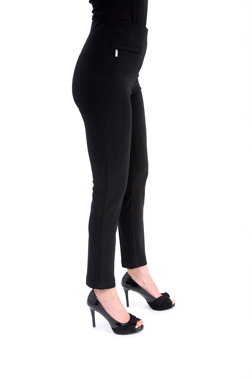 Joseph Ribkoff Black Pant Style 181095 - Image 2
