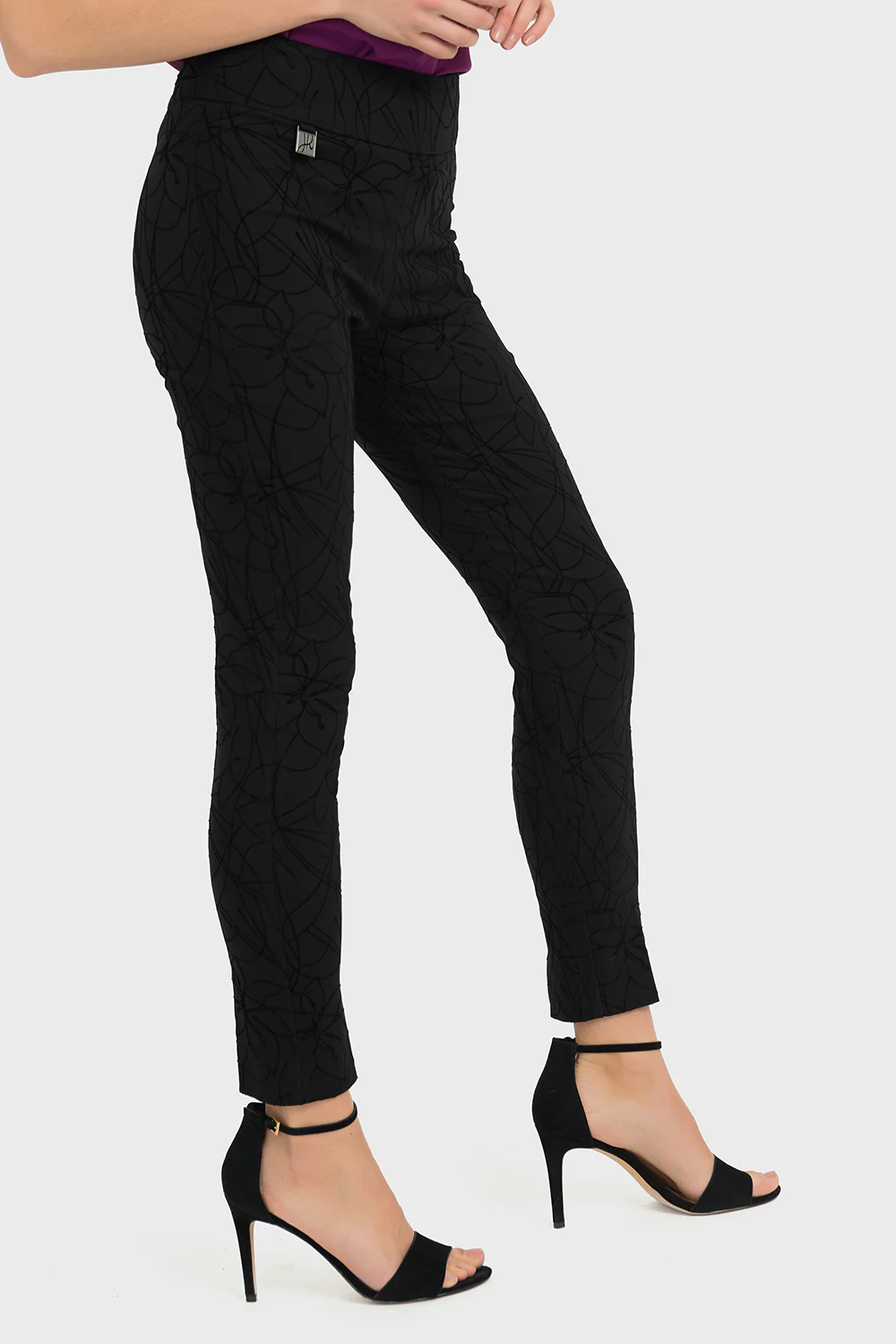 Joseph Ribkoff Black Pant Style 194376 - Image 2