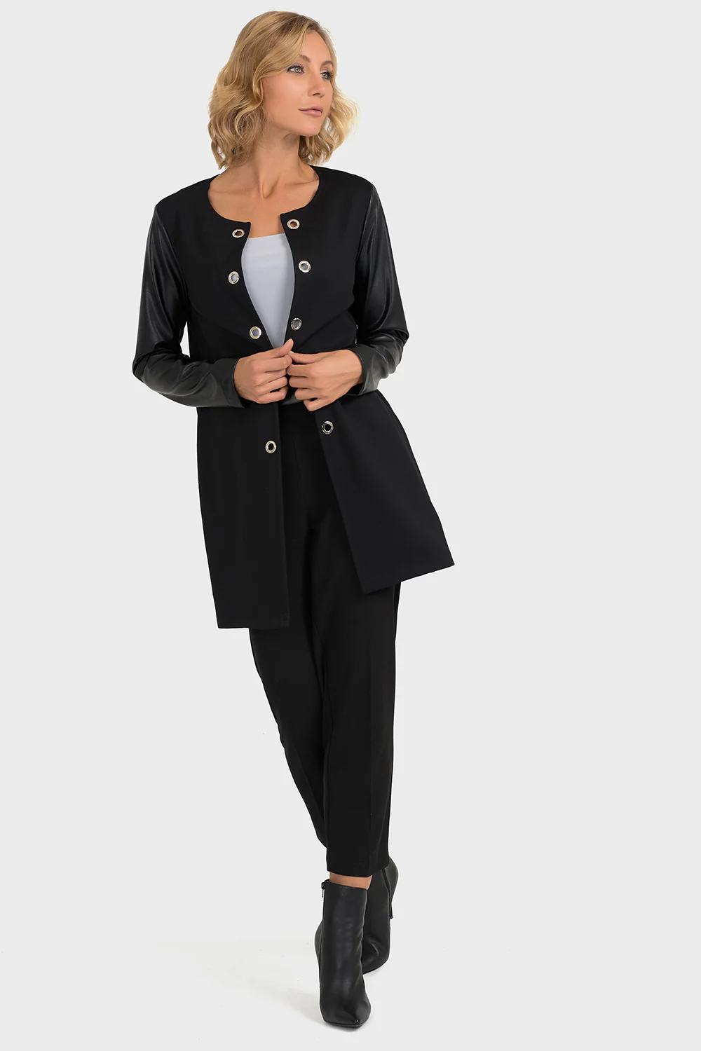 Joseph Ribkoff Black Pants Style 193483 - Image 4
